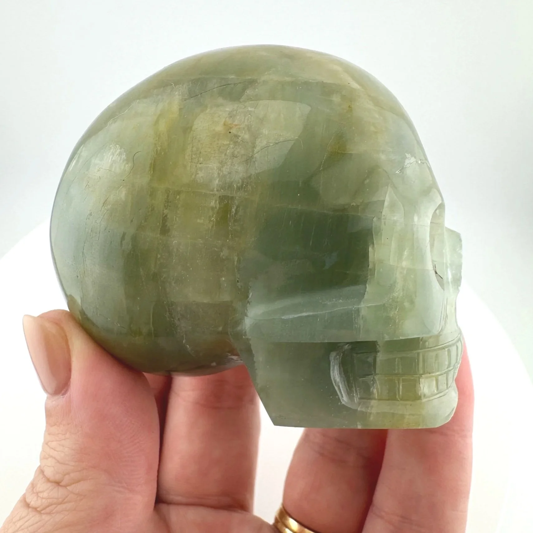 Leandro de Souza Aquamarine with Heliodor Skull