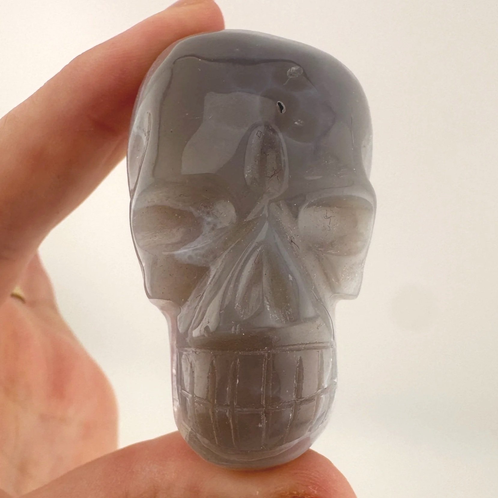 Igor de Souza Amethyst Geode Shaman Skull