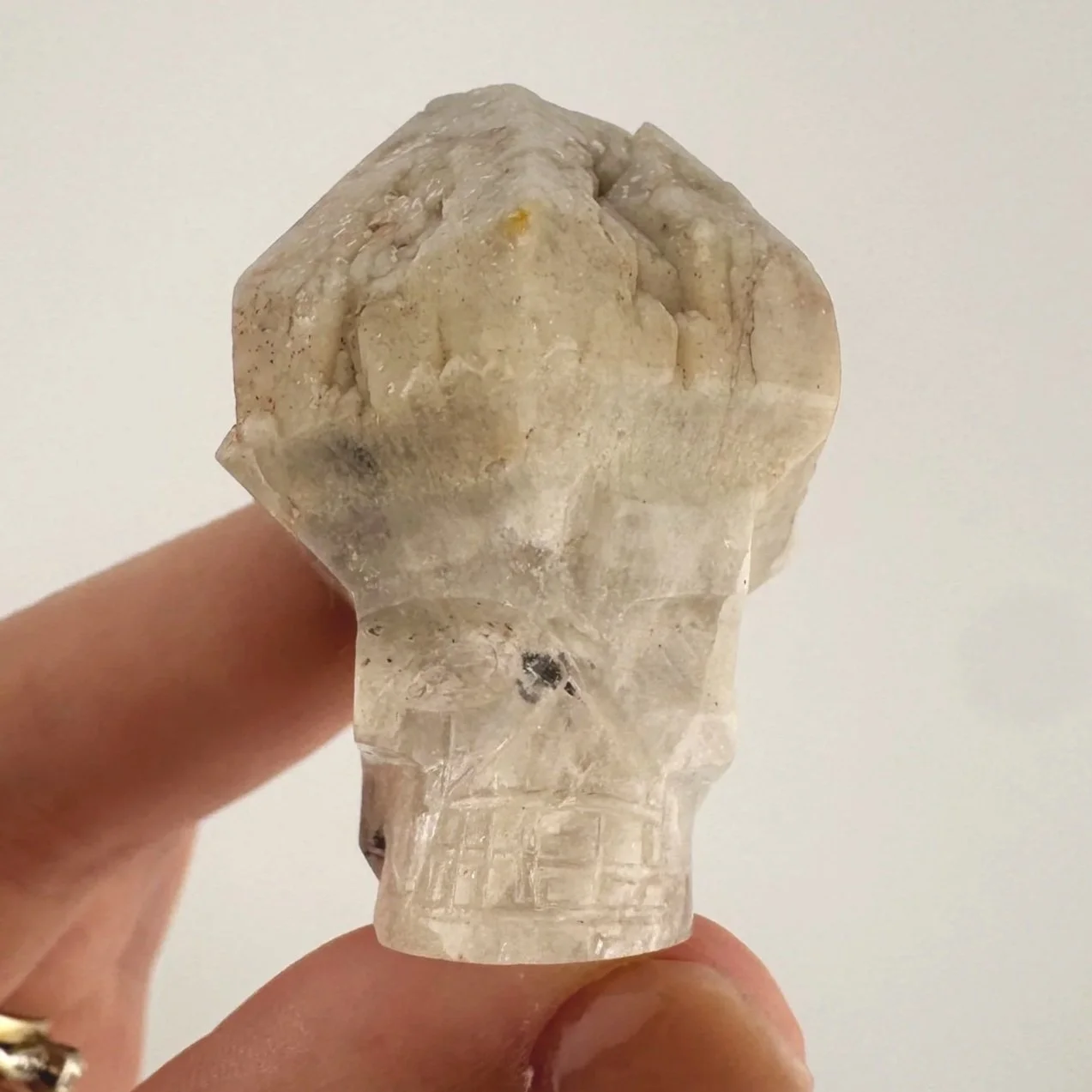 Igor de Souza Candle Quartz Shaman Skull