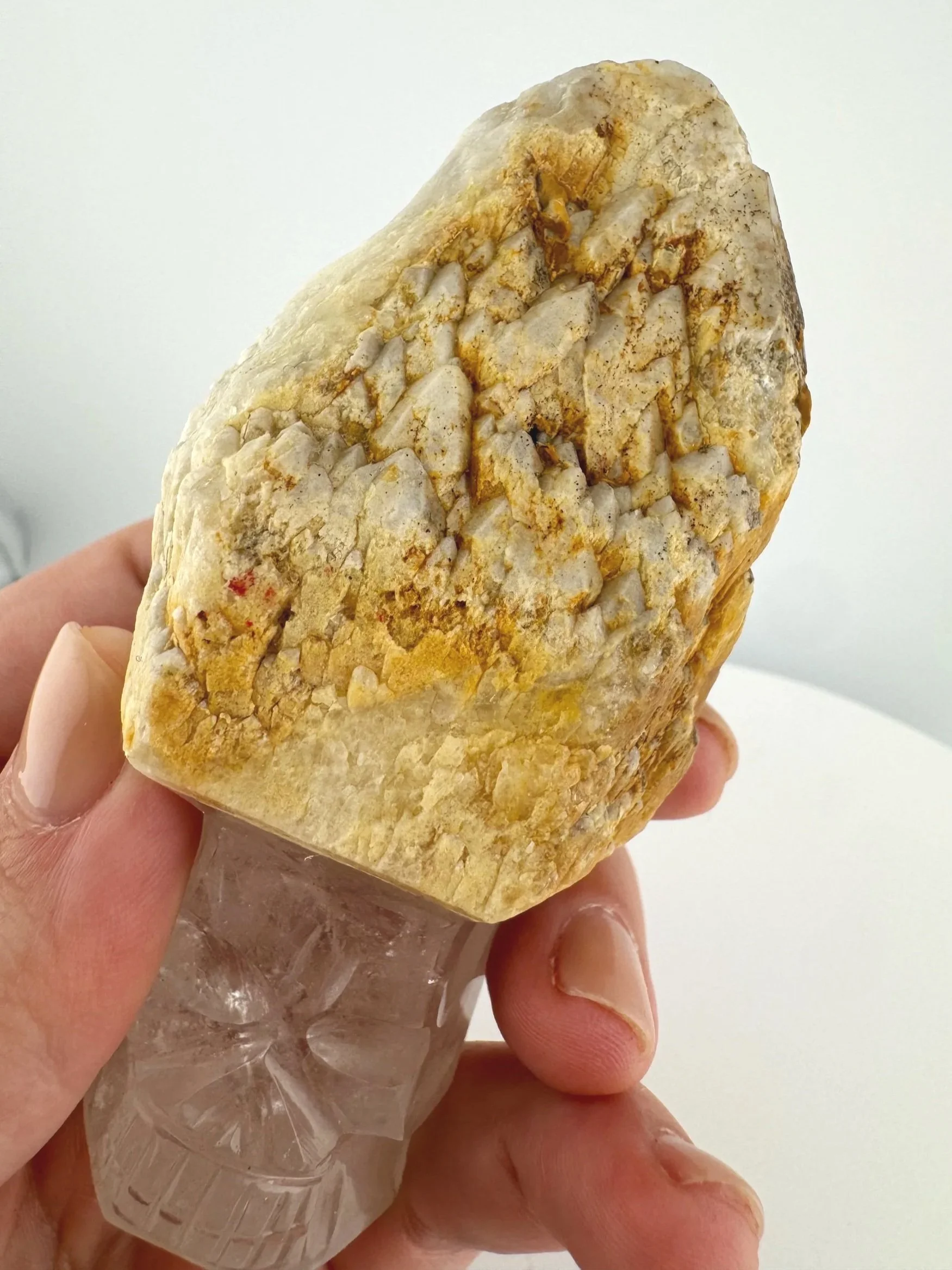 Igor de Souza Candle Quartz Shaman Skull