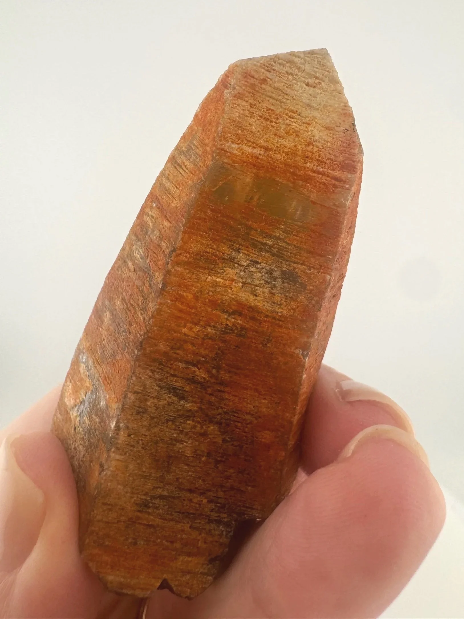 Igor de Souza Morion Tangerine Quartz Shaman Skull