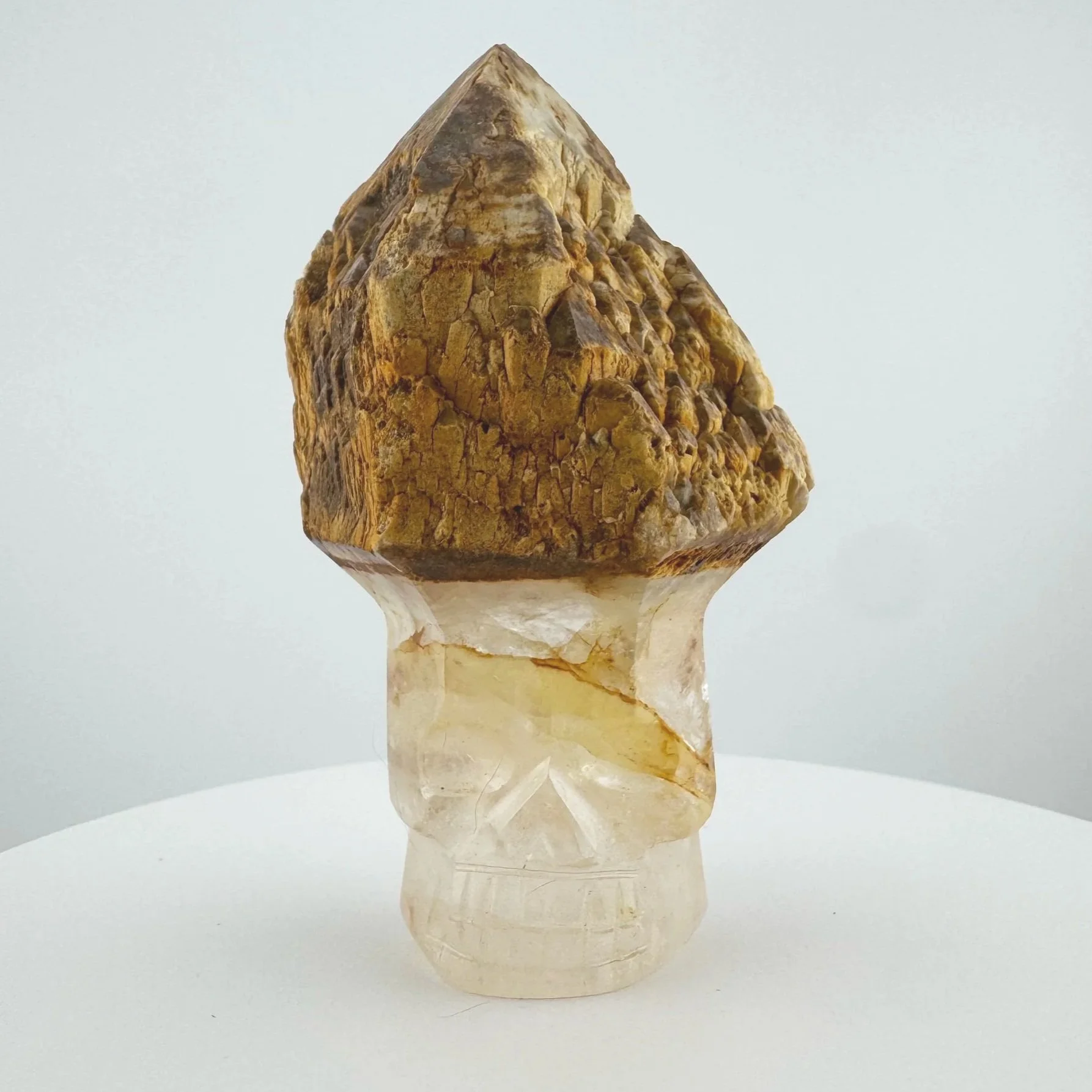 Igor de Souza Candle Quartz Shaman Skull
