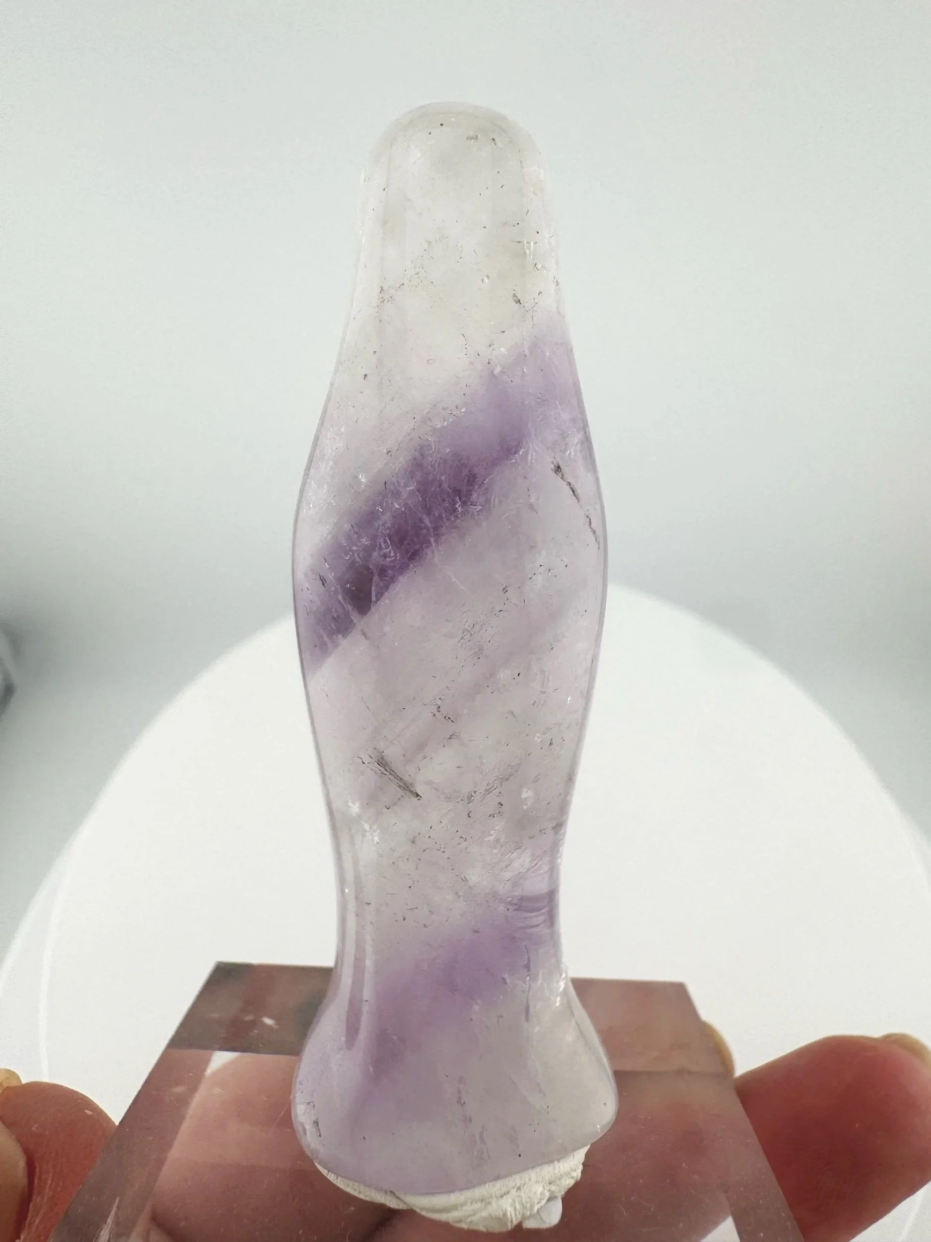 Leandro de Souza Phantom Amethyst Mother Mary Statuette