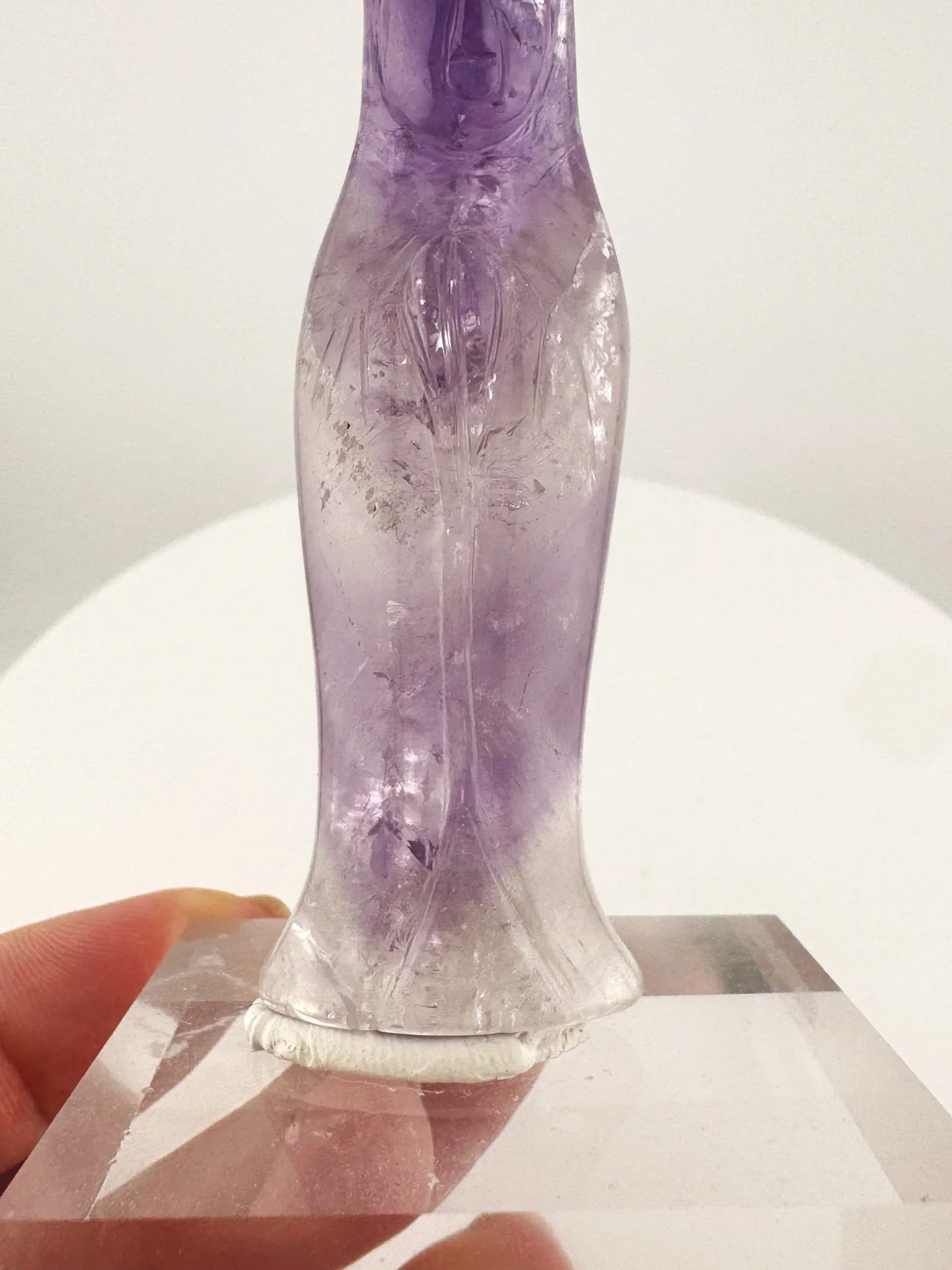 Leandro de Souza Phantom Amethyst Mother Mary Statuette