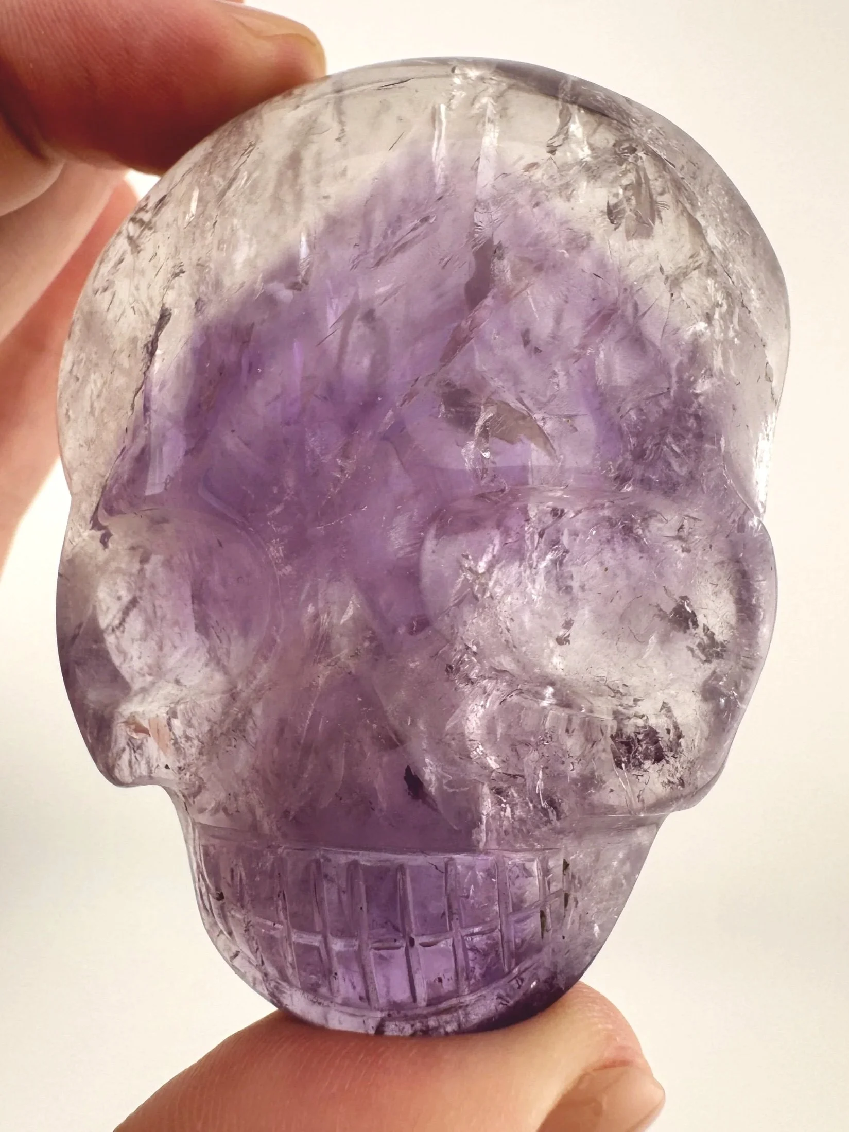 Leandro de Souza Phantom Amethyst Magical Child Palm Skull