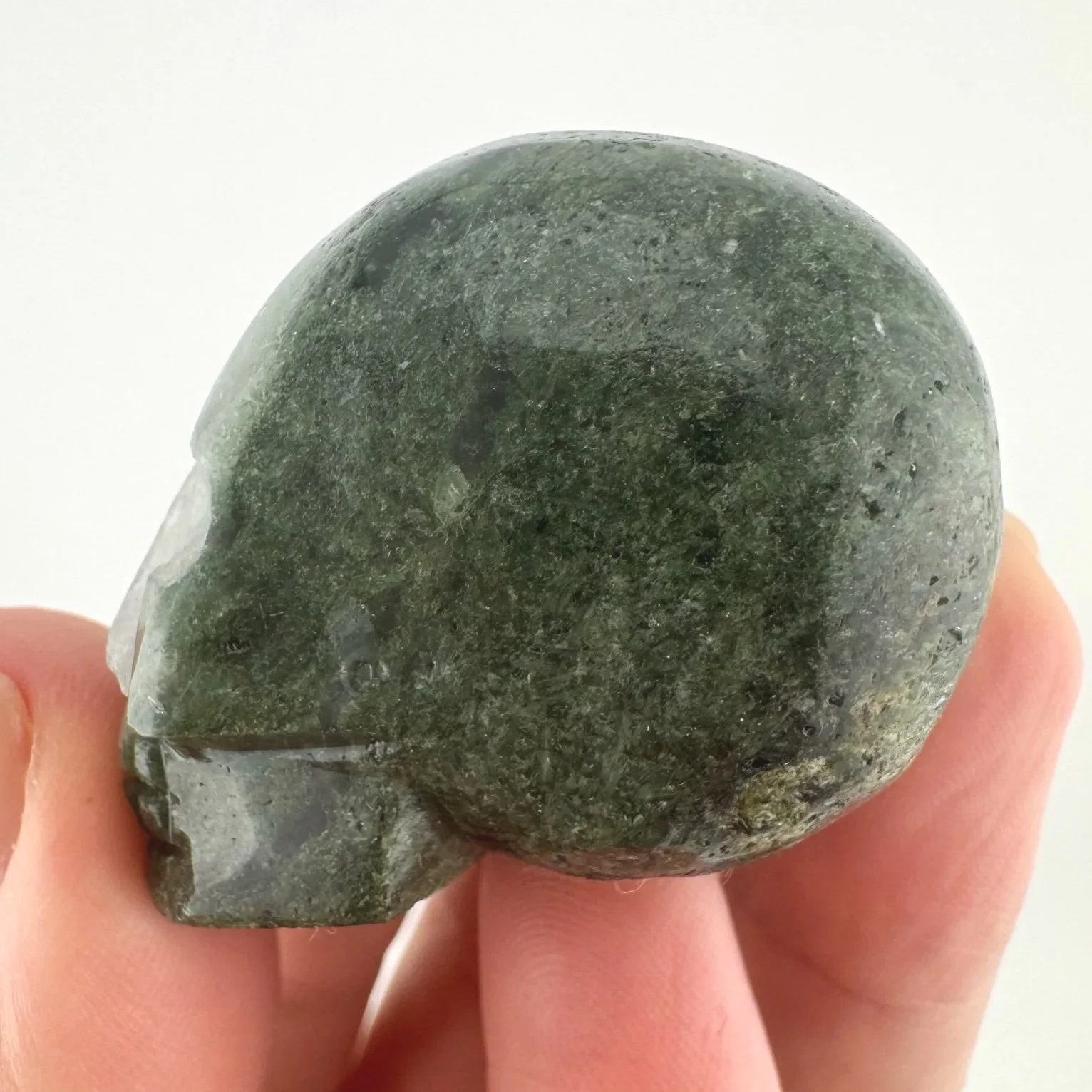 Igor de Souza Green Epidote Skull