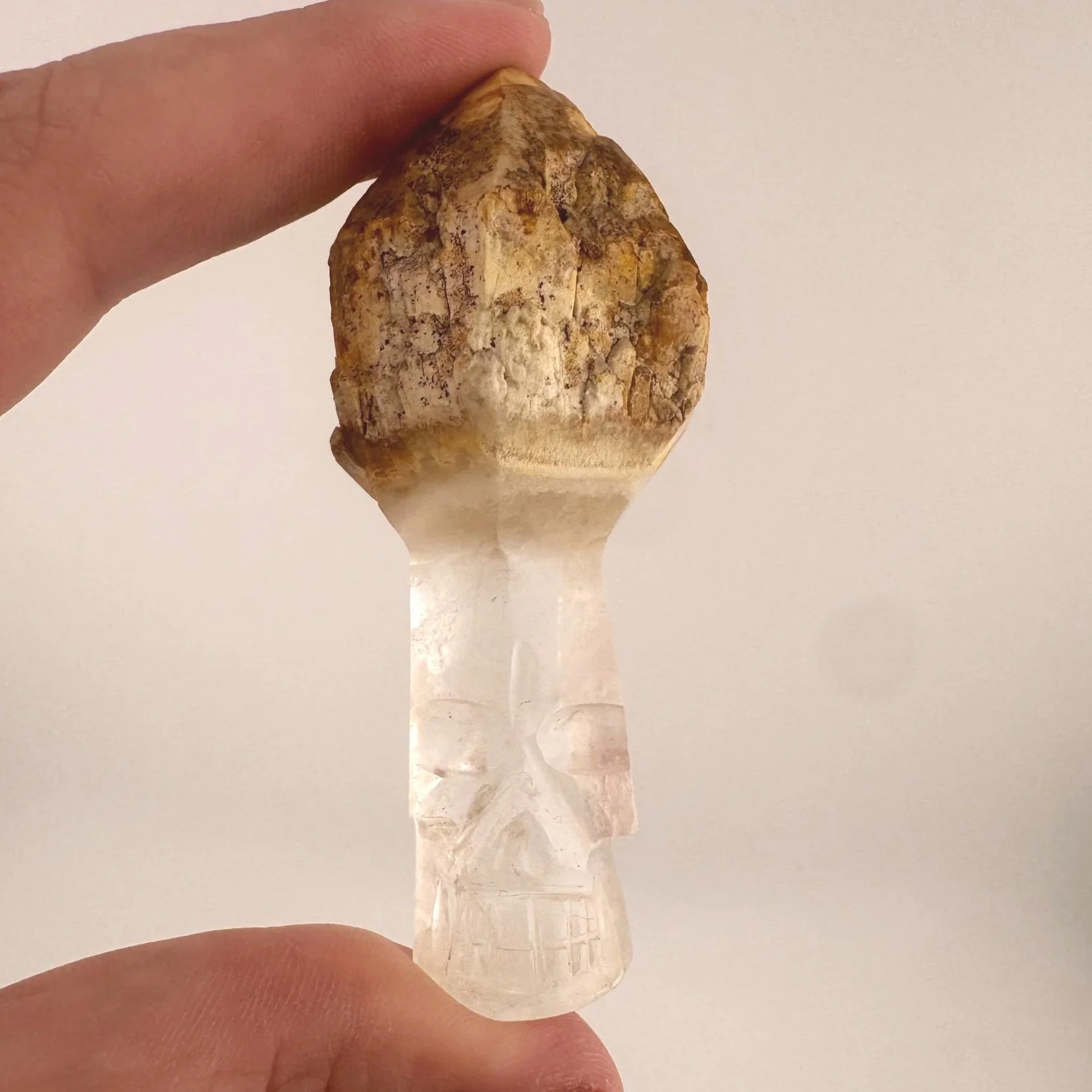 Igor de Souza Candle Quartz Shaman Skull