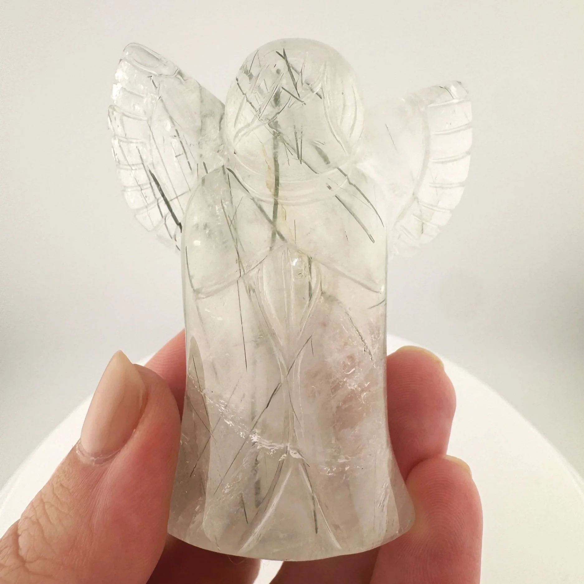 Leandro de Souza Epidote in Quartz Angel