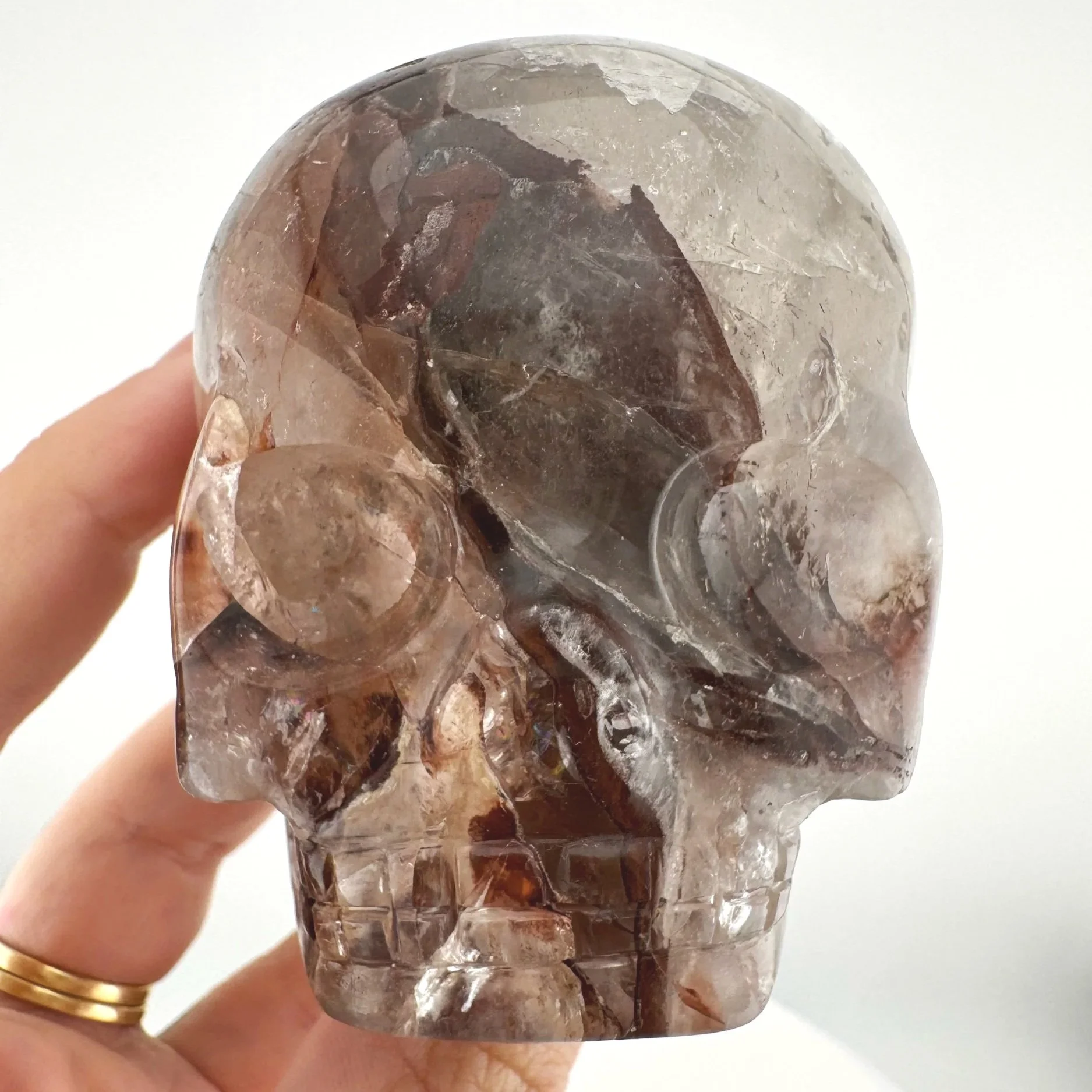 Leandro de Souza Hematoid Quartz Magical Child Skull