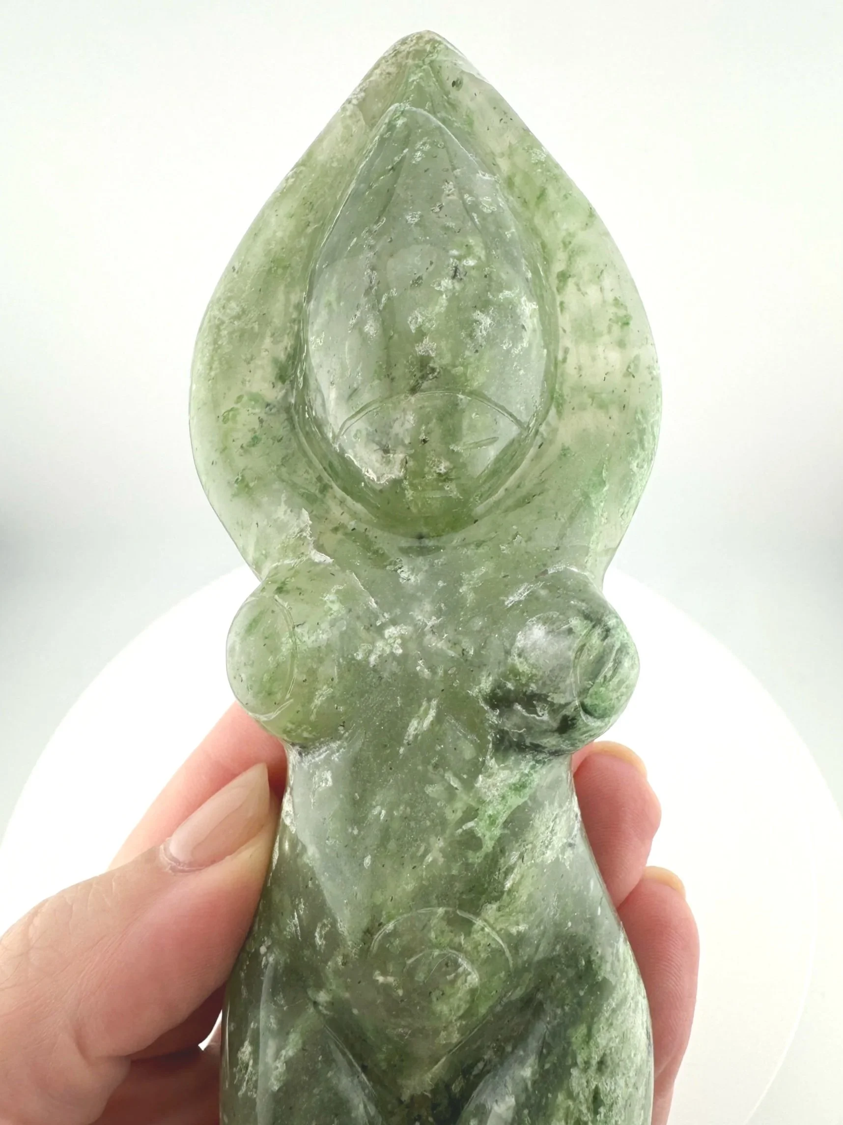 Leandro de Souza Chlorite Chalcedony Gaia Goddess