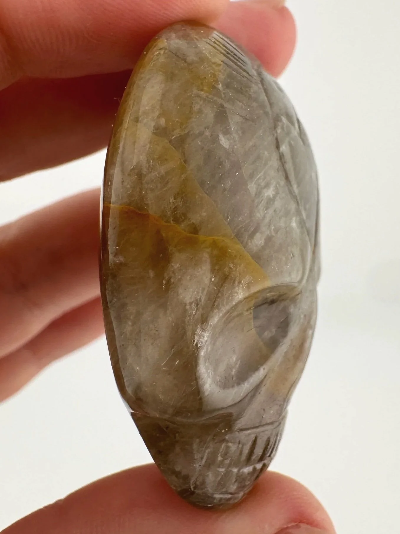 Leandro de Souza Smoky Golden Healer Palm Skull