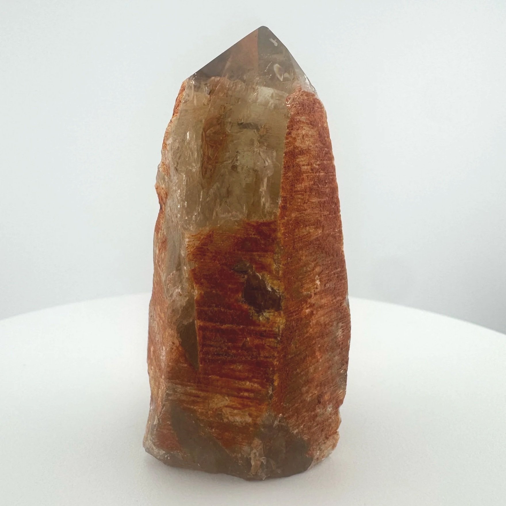 Igor de Souza Morion Tangerine Quartz Shaman Skull