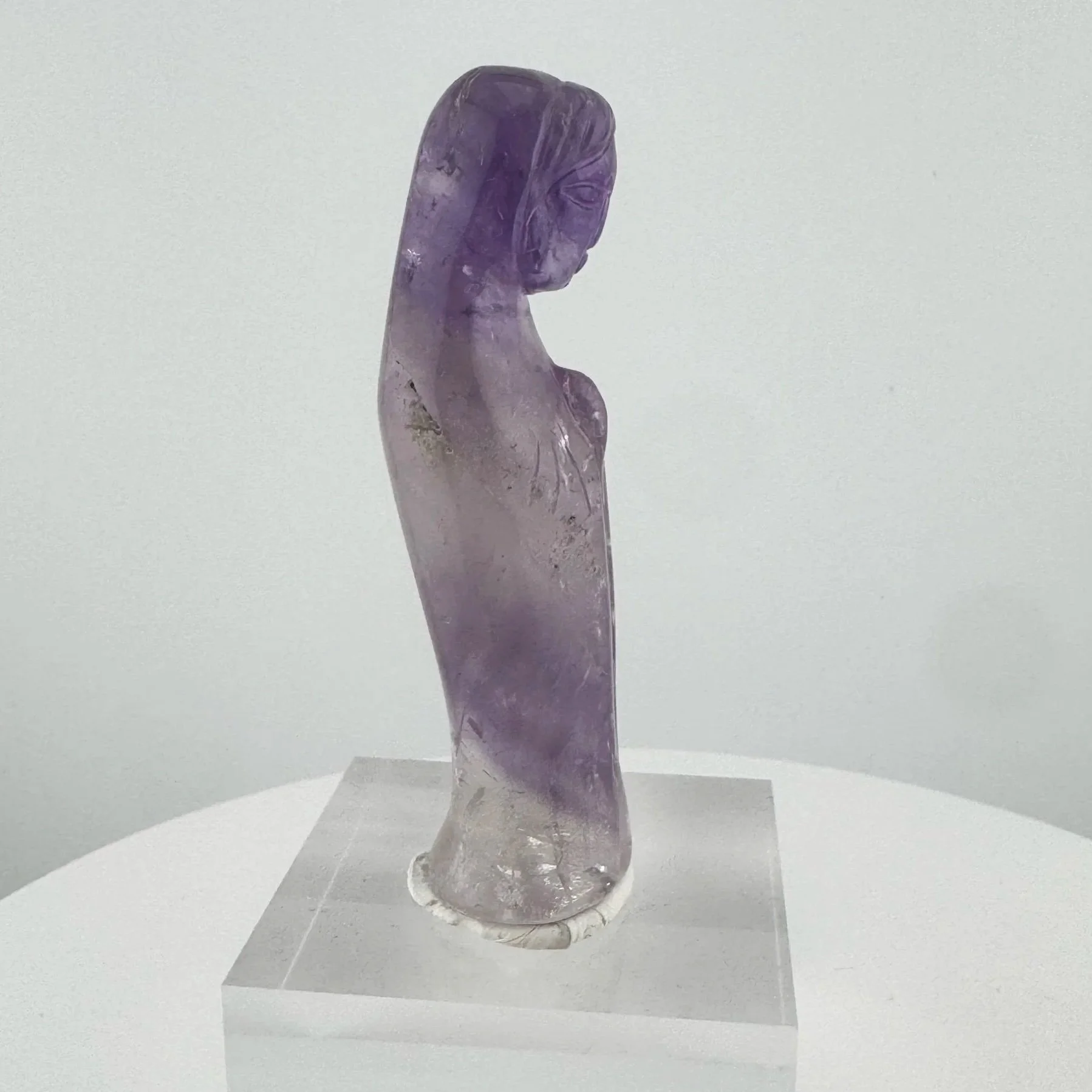Leandro de Souza Phantom Amethyst Mother Mary Statuette