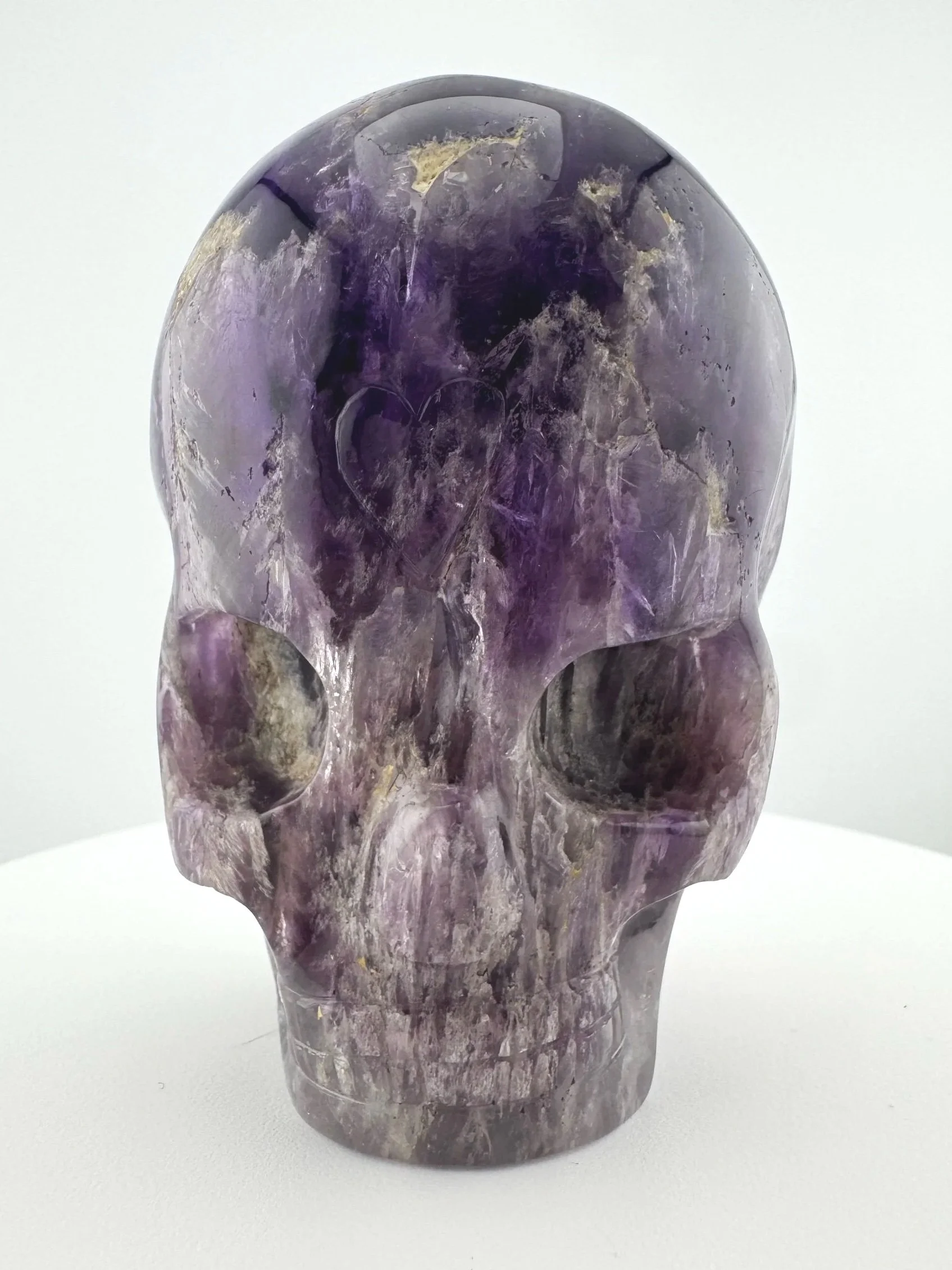 Leandro de Souza Elestial Amethyst Shaman and Star Being Twin Flame Skull