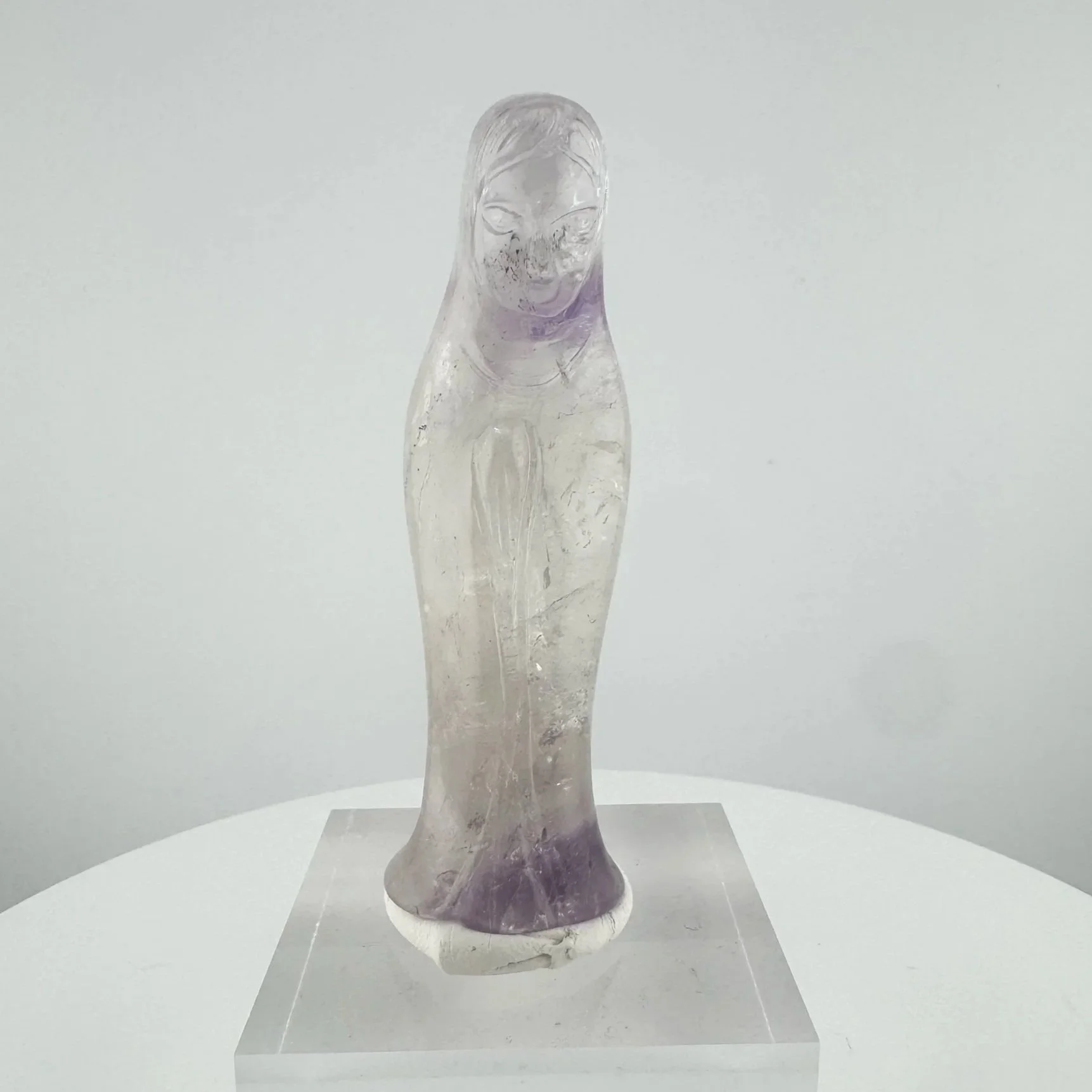 Leandro de Souza Phantom Amethyst Mother Mary Statuette