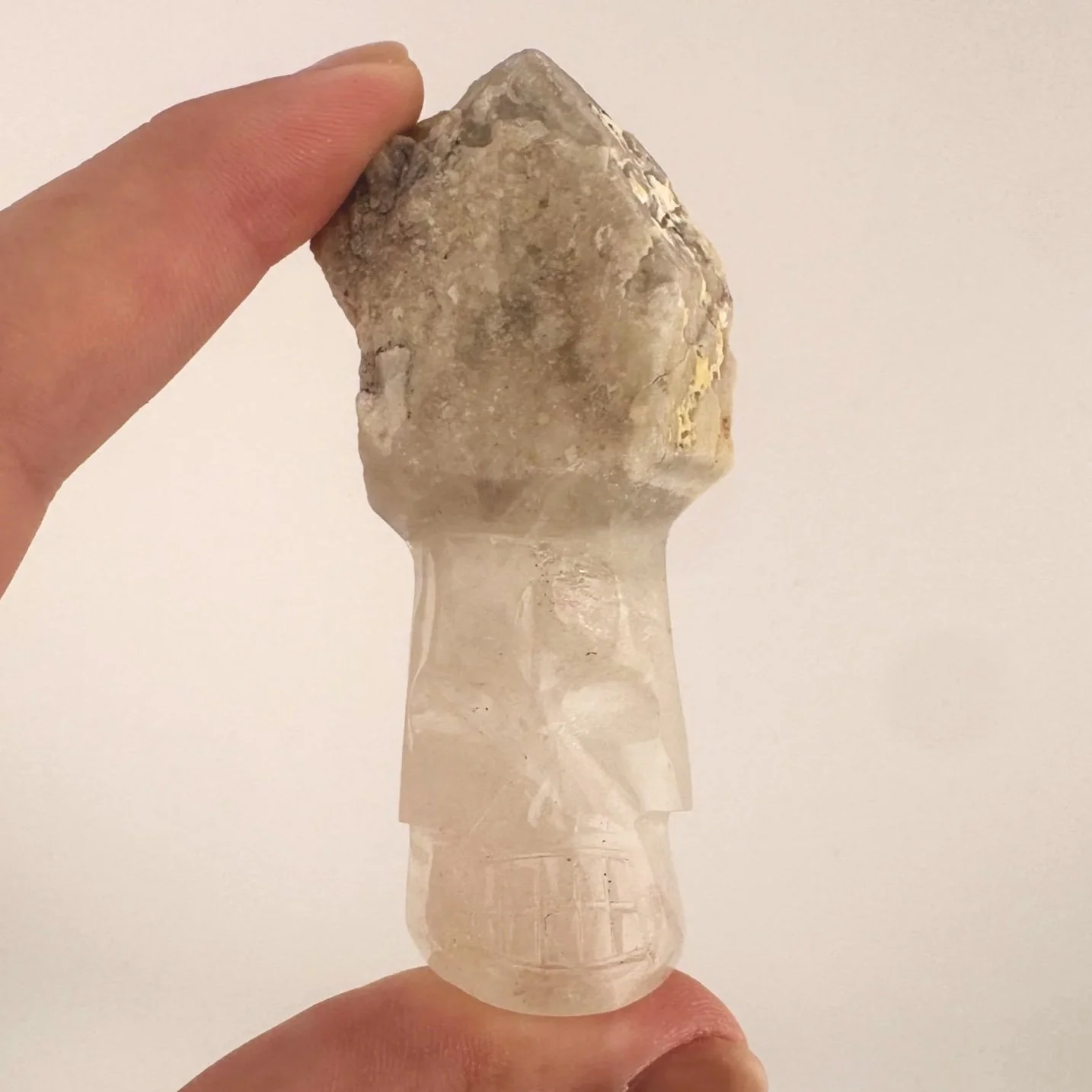 Igor de Souza Candle Quartz Shaman Skull