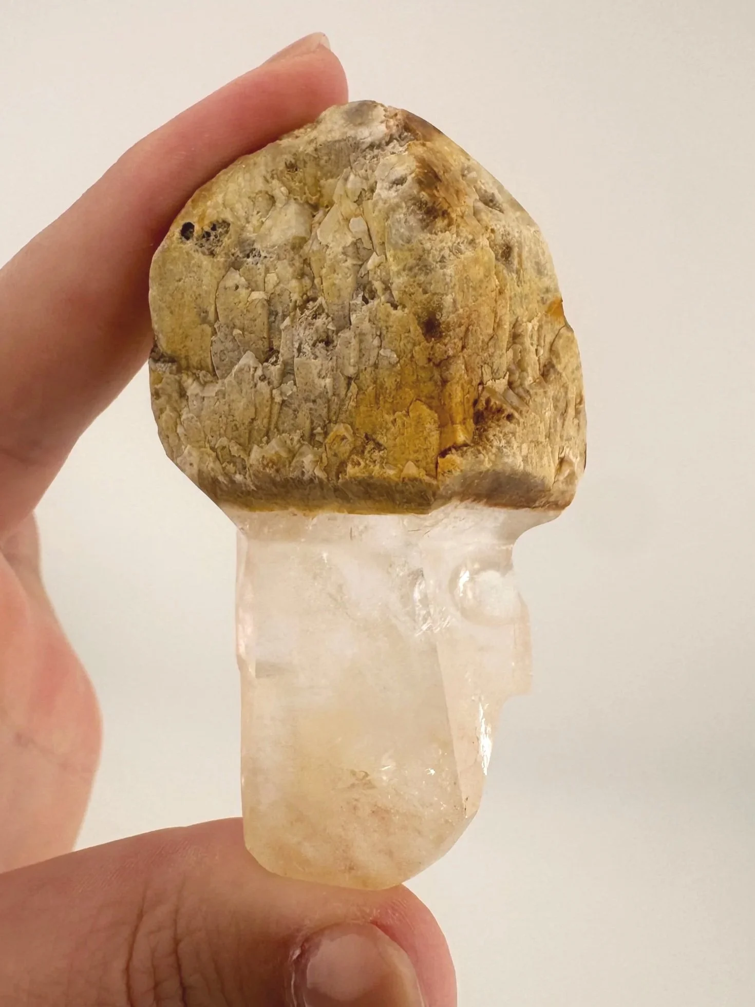 Igor de Souza Candle Quartz Shaman Skull