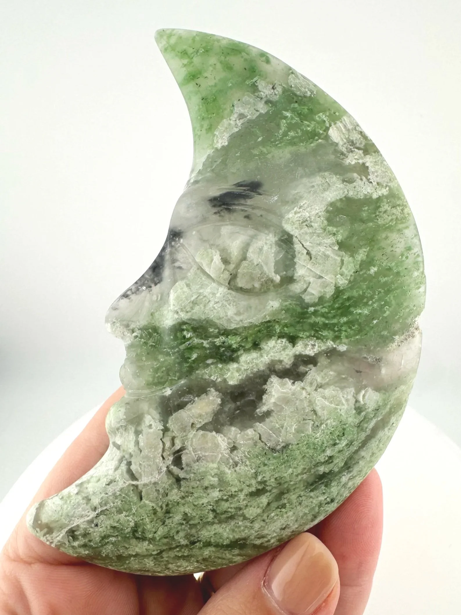 Leandro de Souza Chlorite Chalcedony Moon