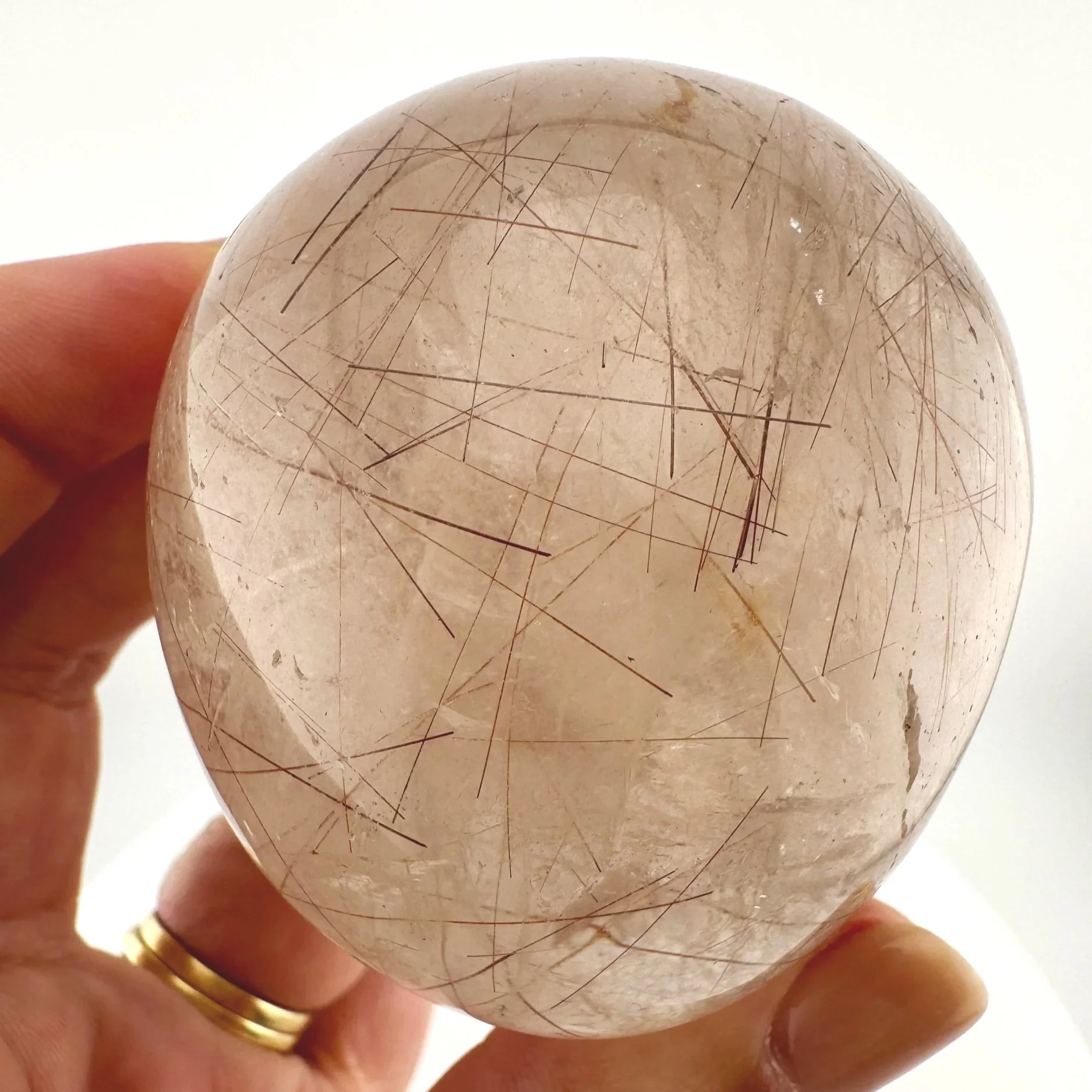 Leandro de Souza Red Rutile in Smoky Quartz Magical Child