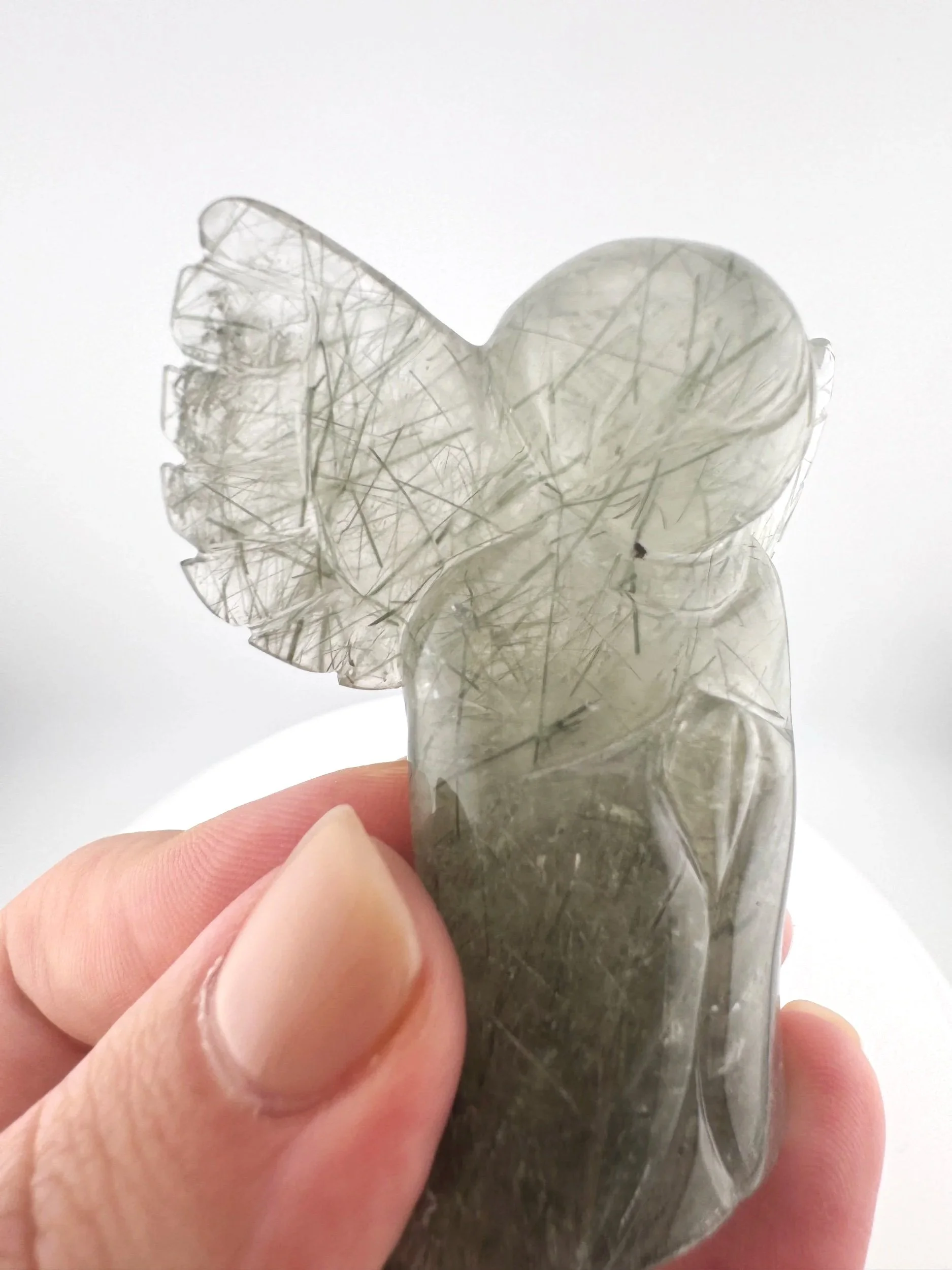 Leandro de Souza Epidote in Quartz Angel