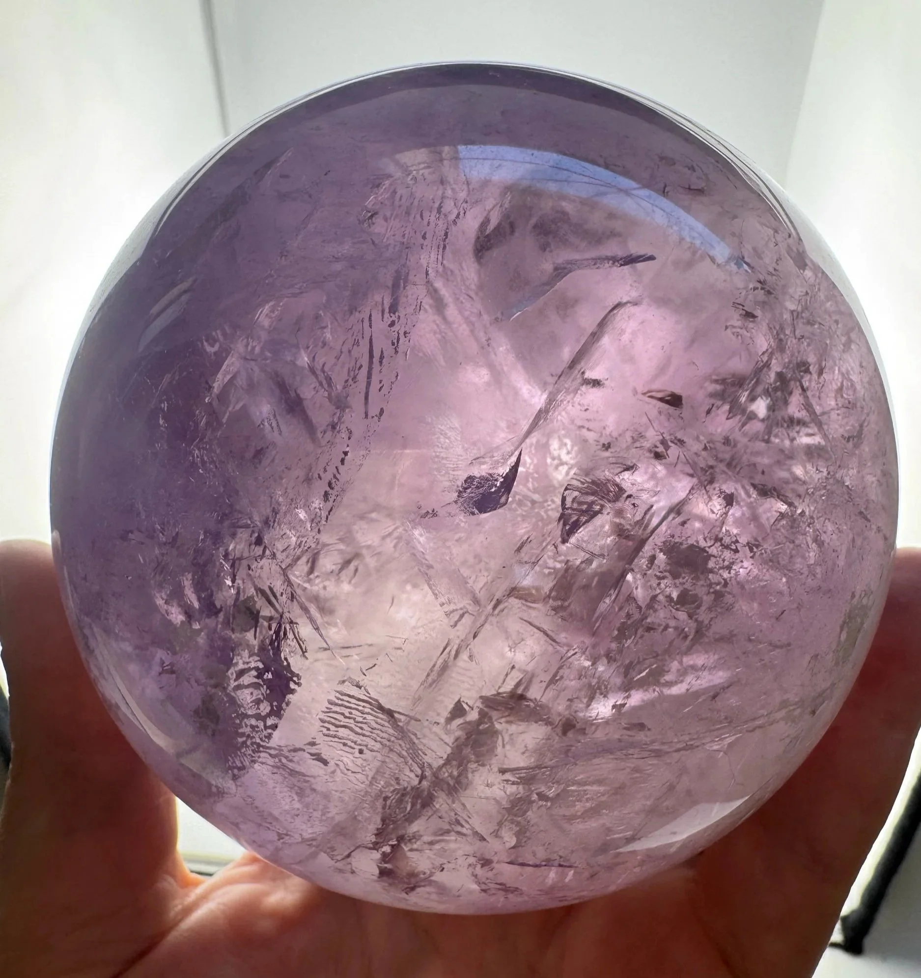 Leandro de Souza Elestial Amethyst Sphere