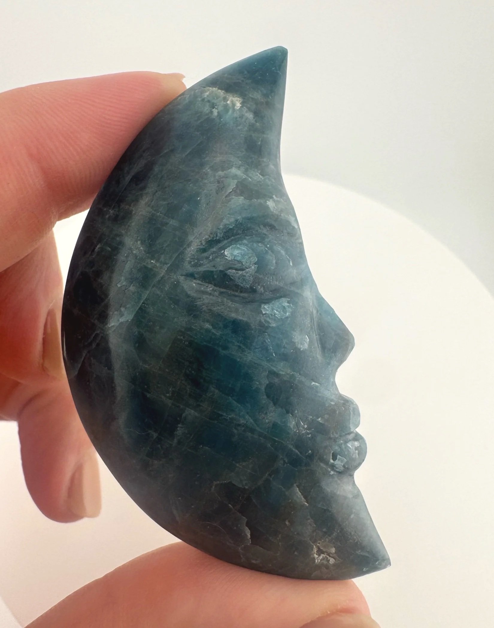Leandro de Souza Blue Apatite Moon
