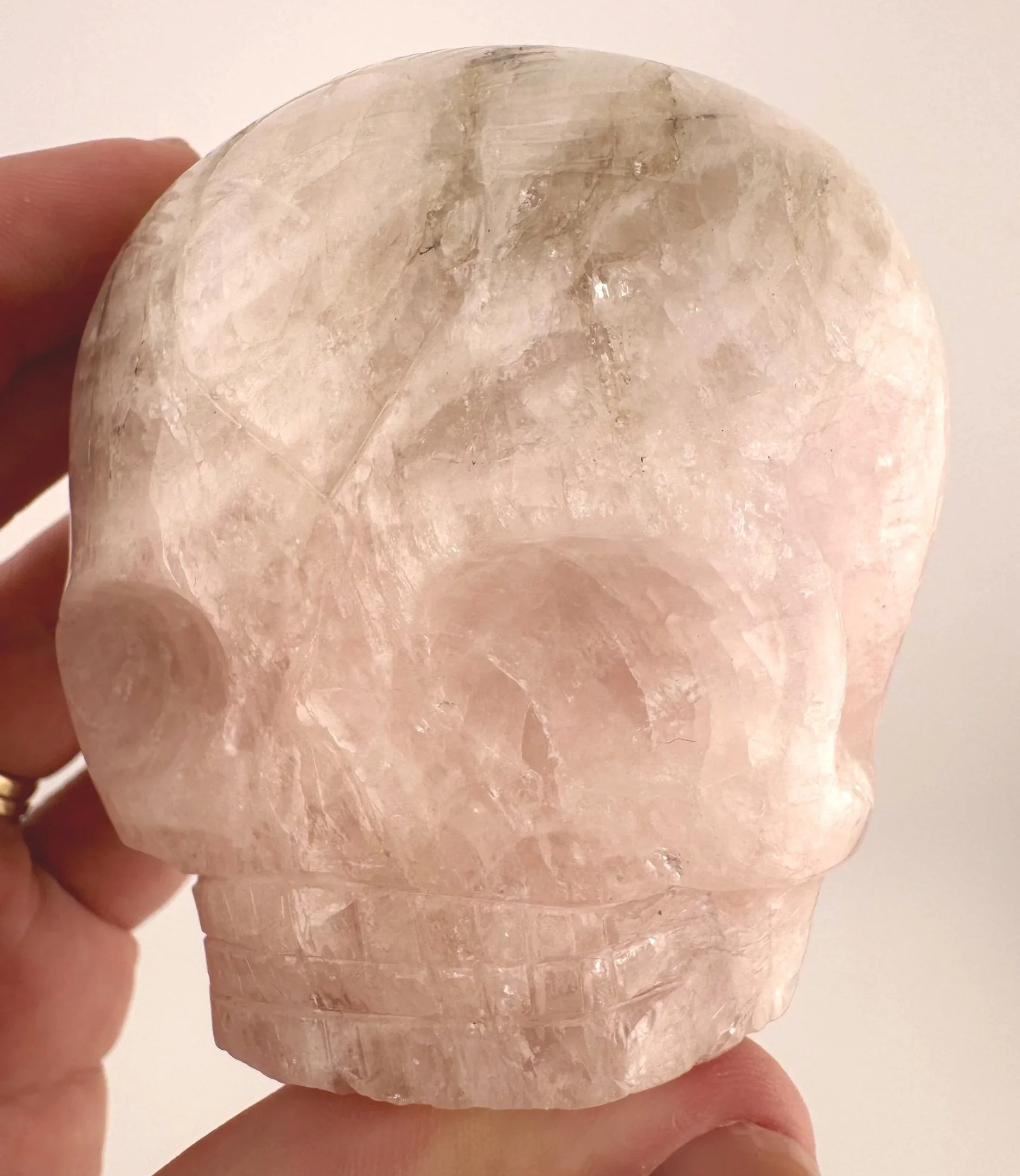 Leandro de Souza Morganite Shaman Skull