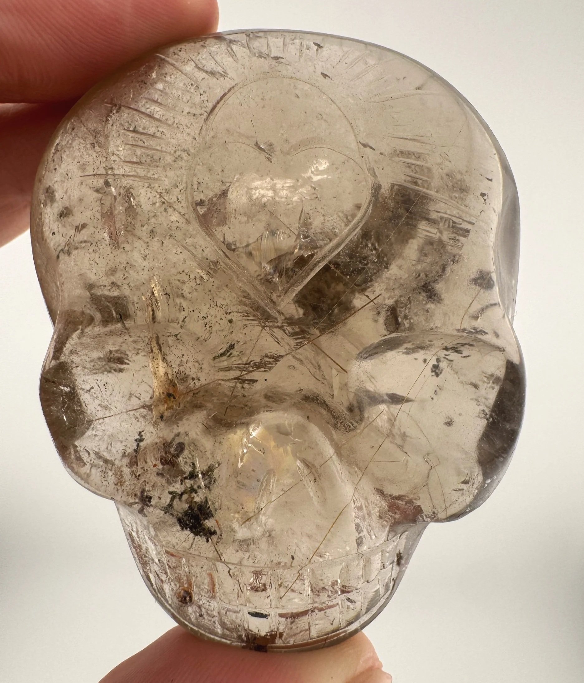 Leandro de Souza Smoky Garden Rutile Magical Child Palm Skull