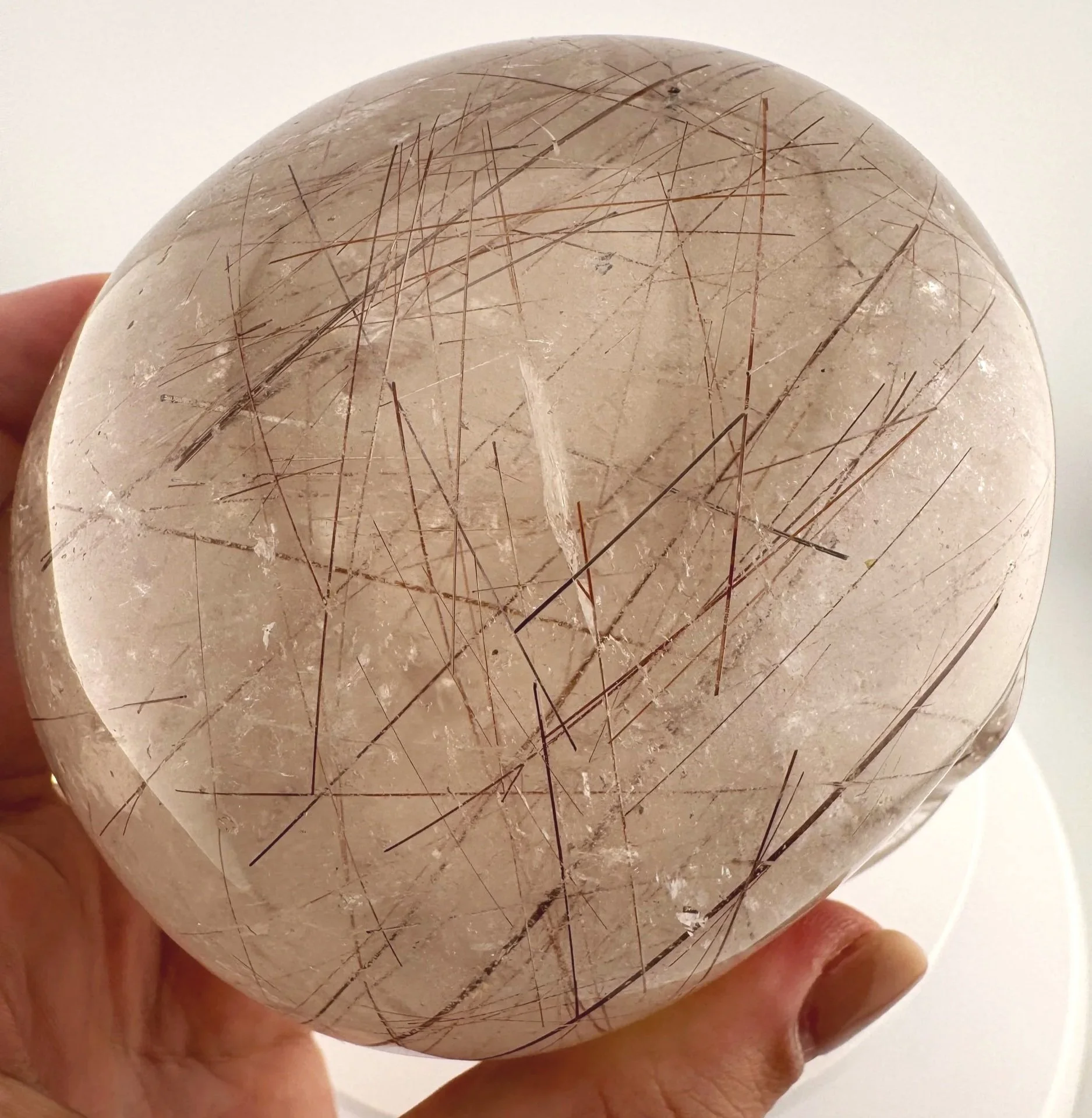 Leandro de Souza Red Rutile in Quartz Magical Child