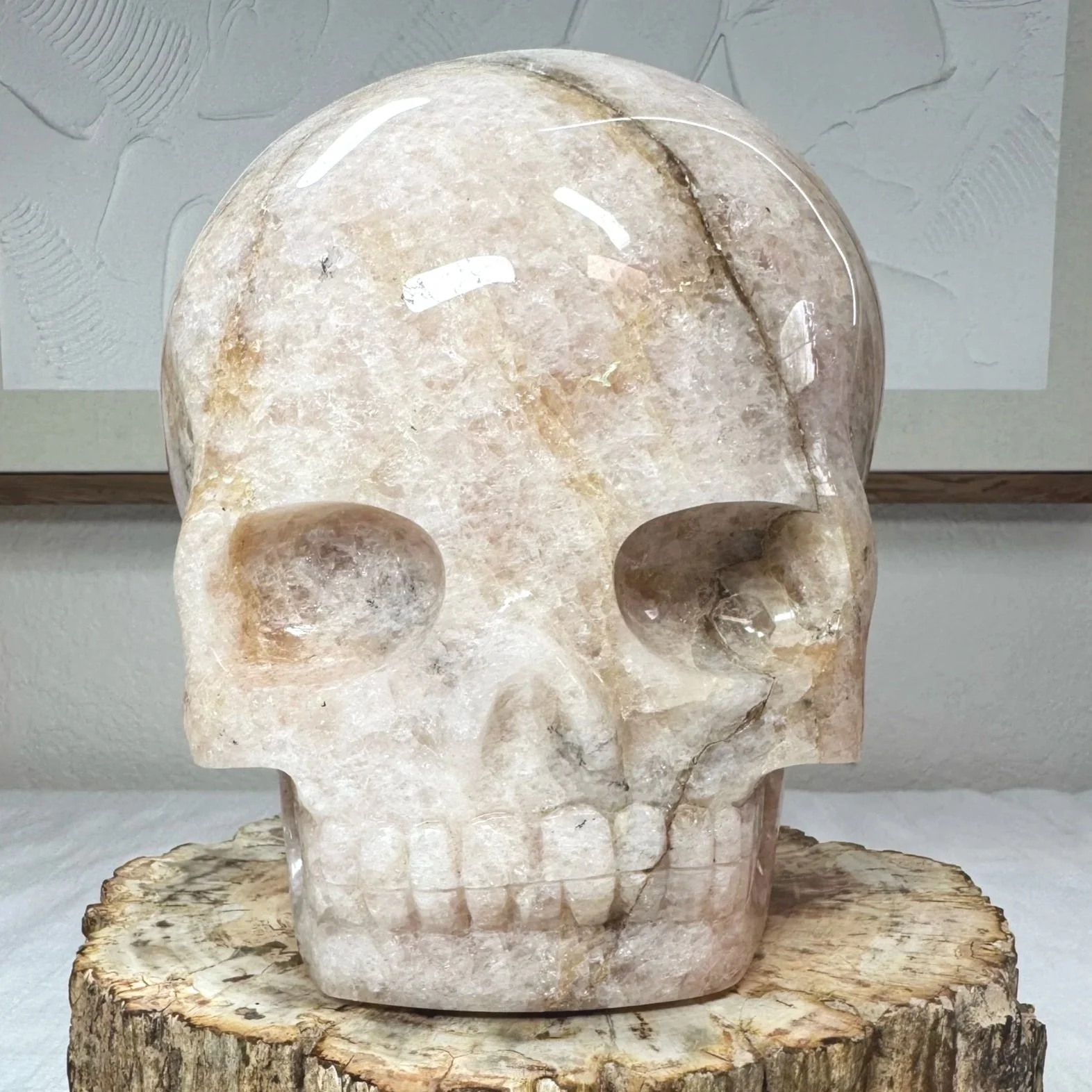 Leandro de Souza Morganite Magical Child Skull