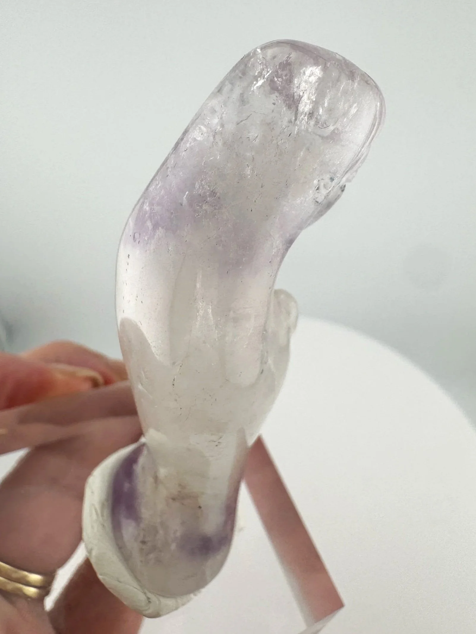 Leandro de Souza Phantom Amethyst Mother Mary Statuette