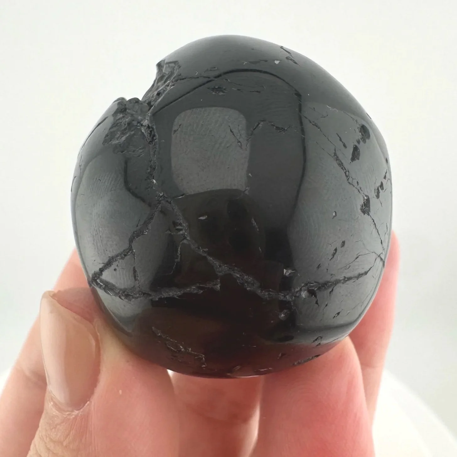 Leandro de Souza Black Tourmaline Star Being Skull