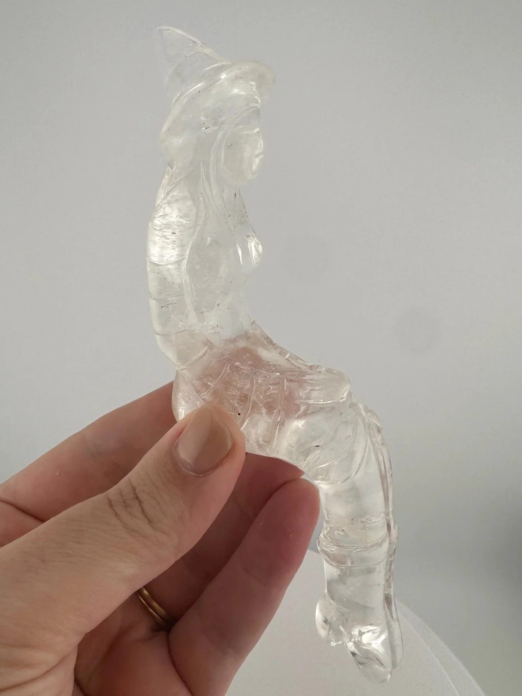 Leandro de Souza Cathedral Quartz Witch Carving