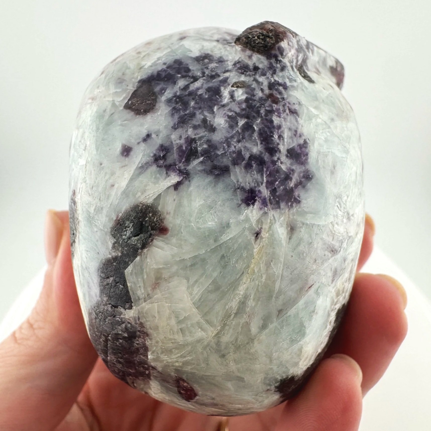 Leandro de Souza Pink Tourmaline in Feldspar Skull