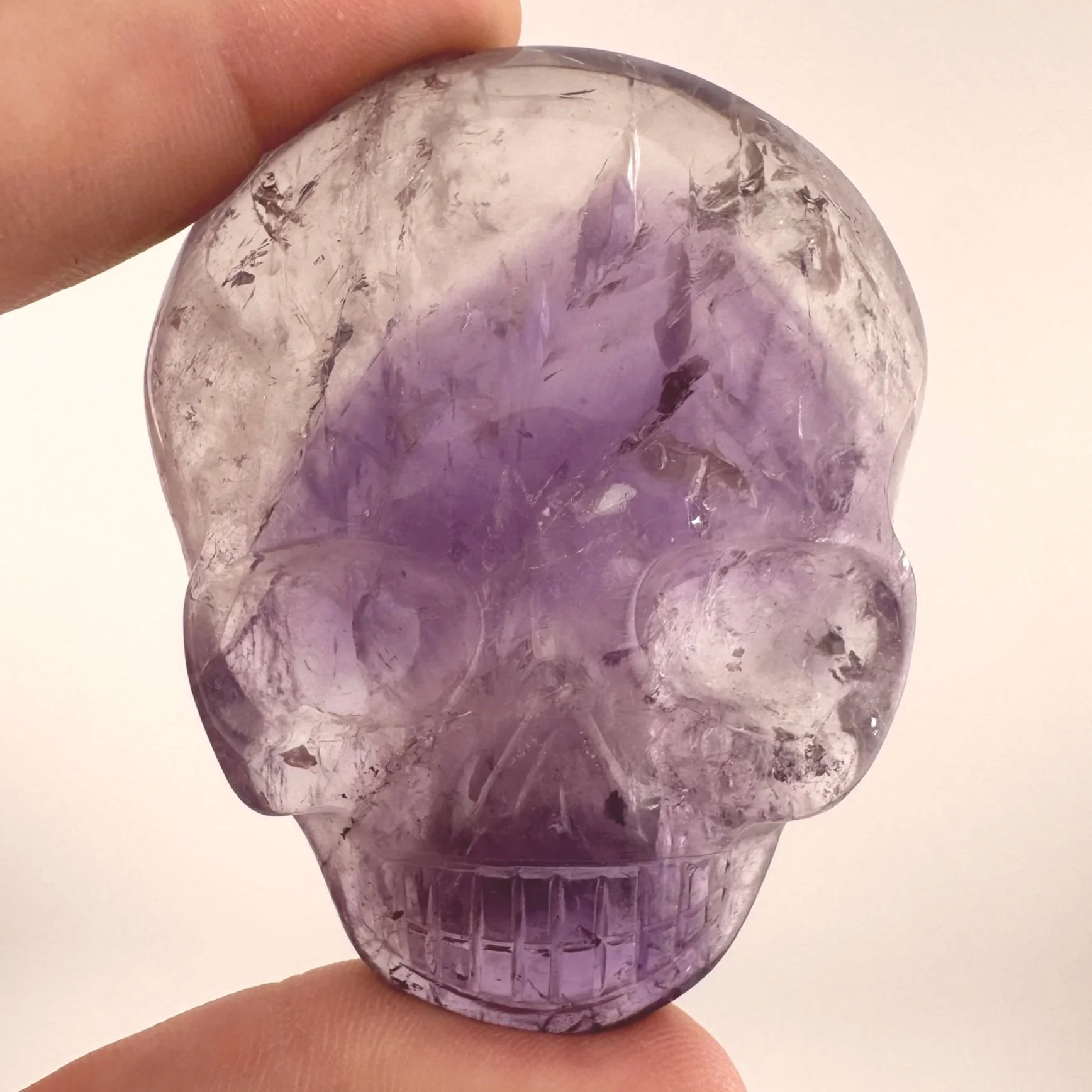 Leandro de Souza Phantom Amethyst Magical Child Palm Skull
