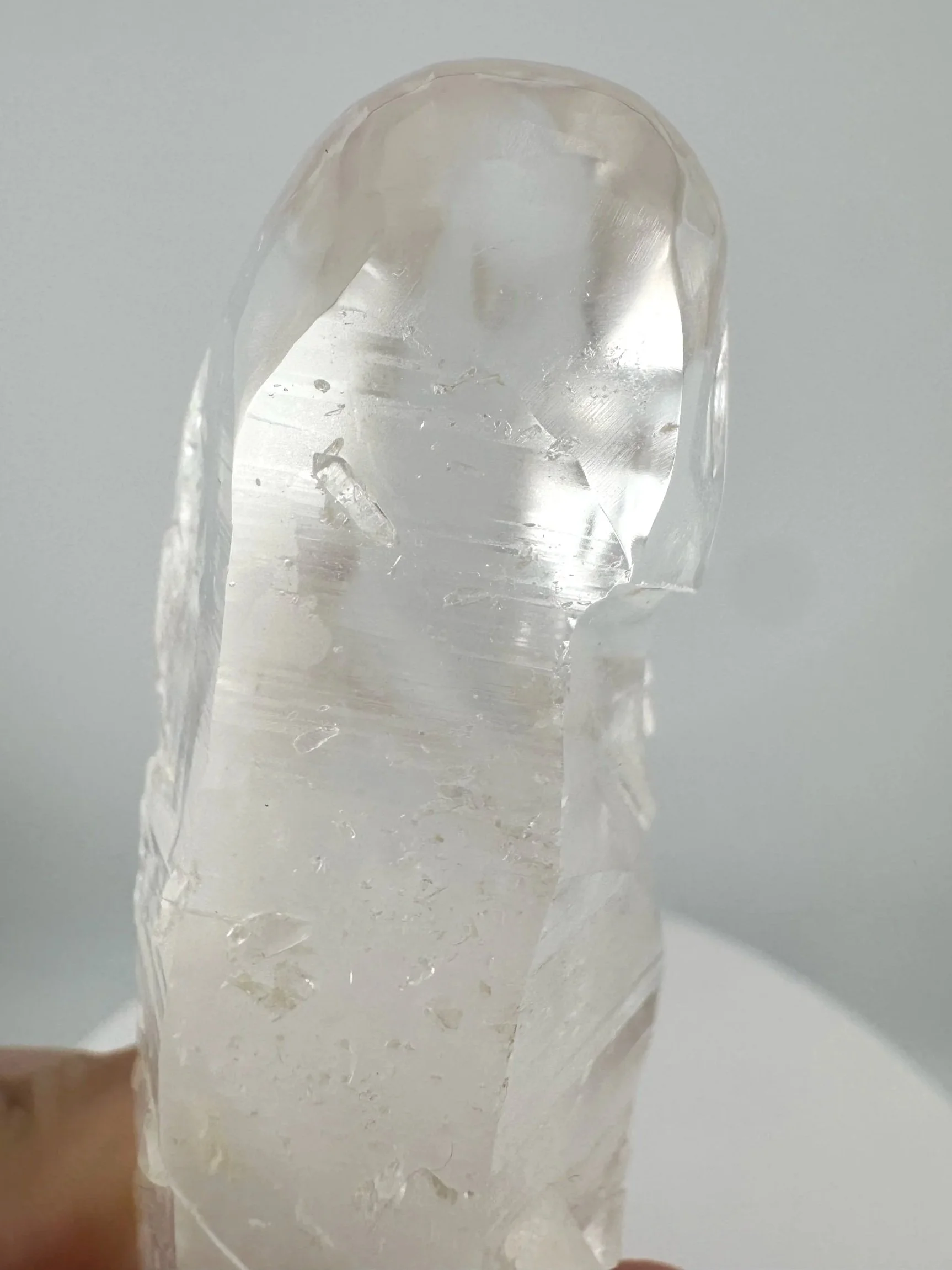 Leandro de Souza Cathedral Quartz Shaman Skull Wand