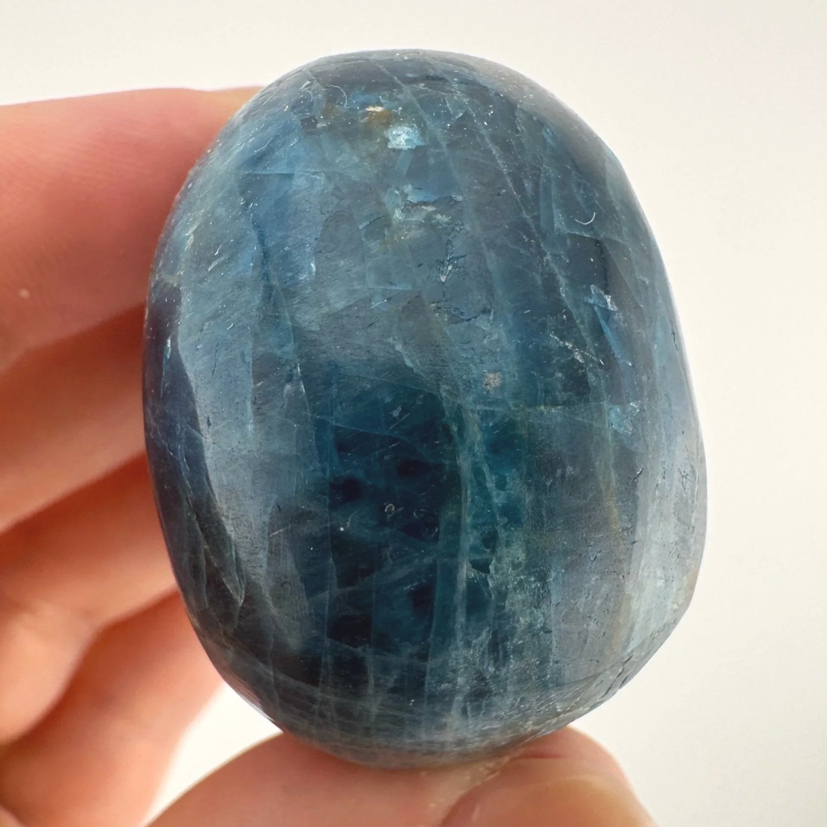 Igor de Souza Blue Apatite Shaman Skull