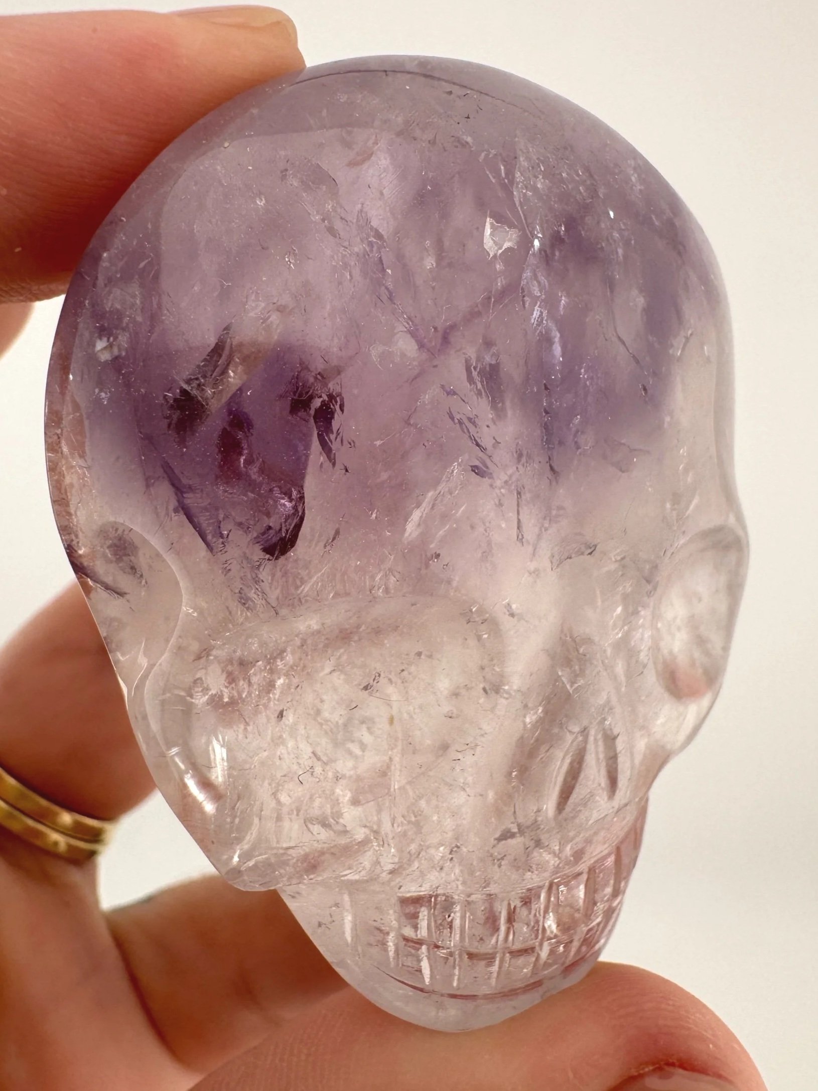 Leandro de Souza Phantom Amethyst Magical Child Palm Skull