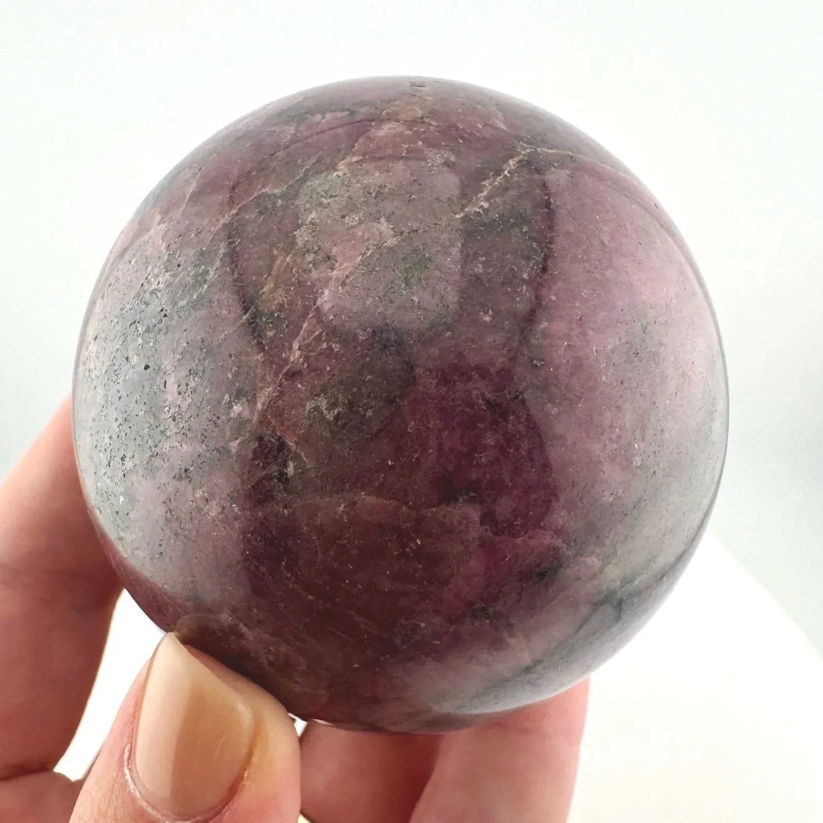 Leandro de Souza Rhodonite Sphere