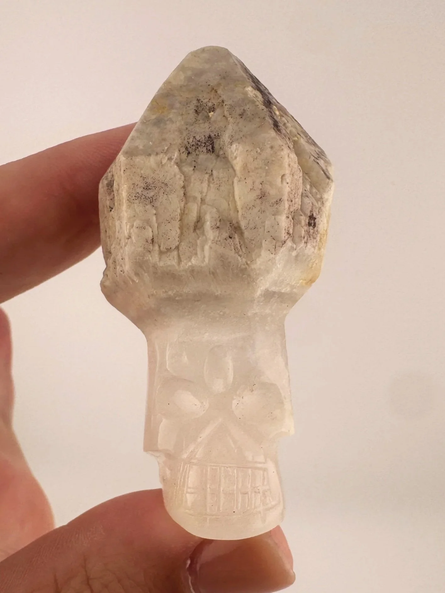 Igor de Souza Candle Quartz Shaman Skull