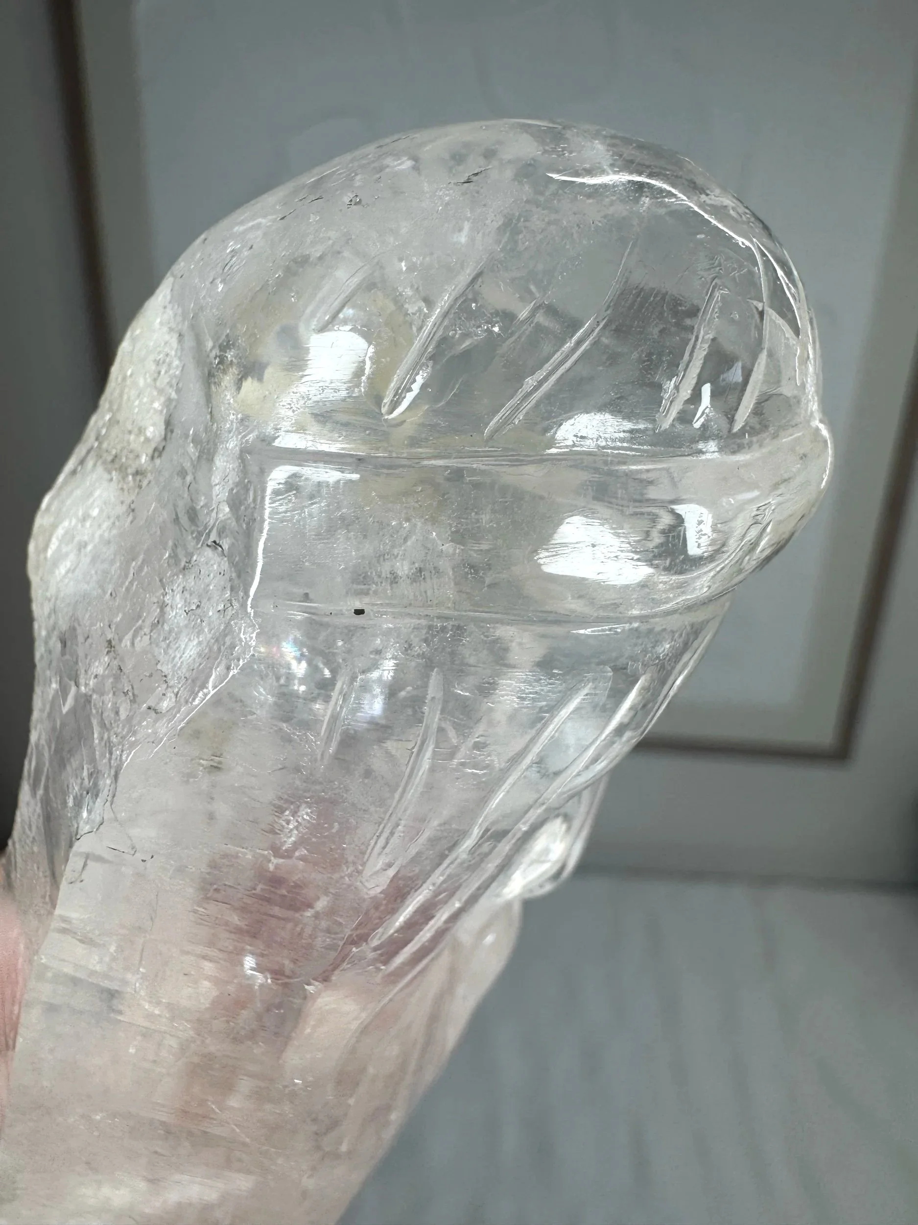 Leandro de Souza Cathedral Quartz Jesus Wand