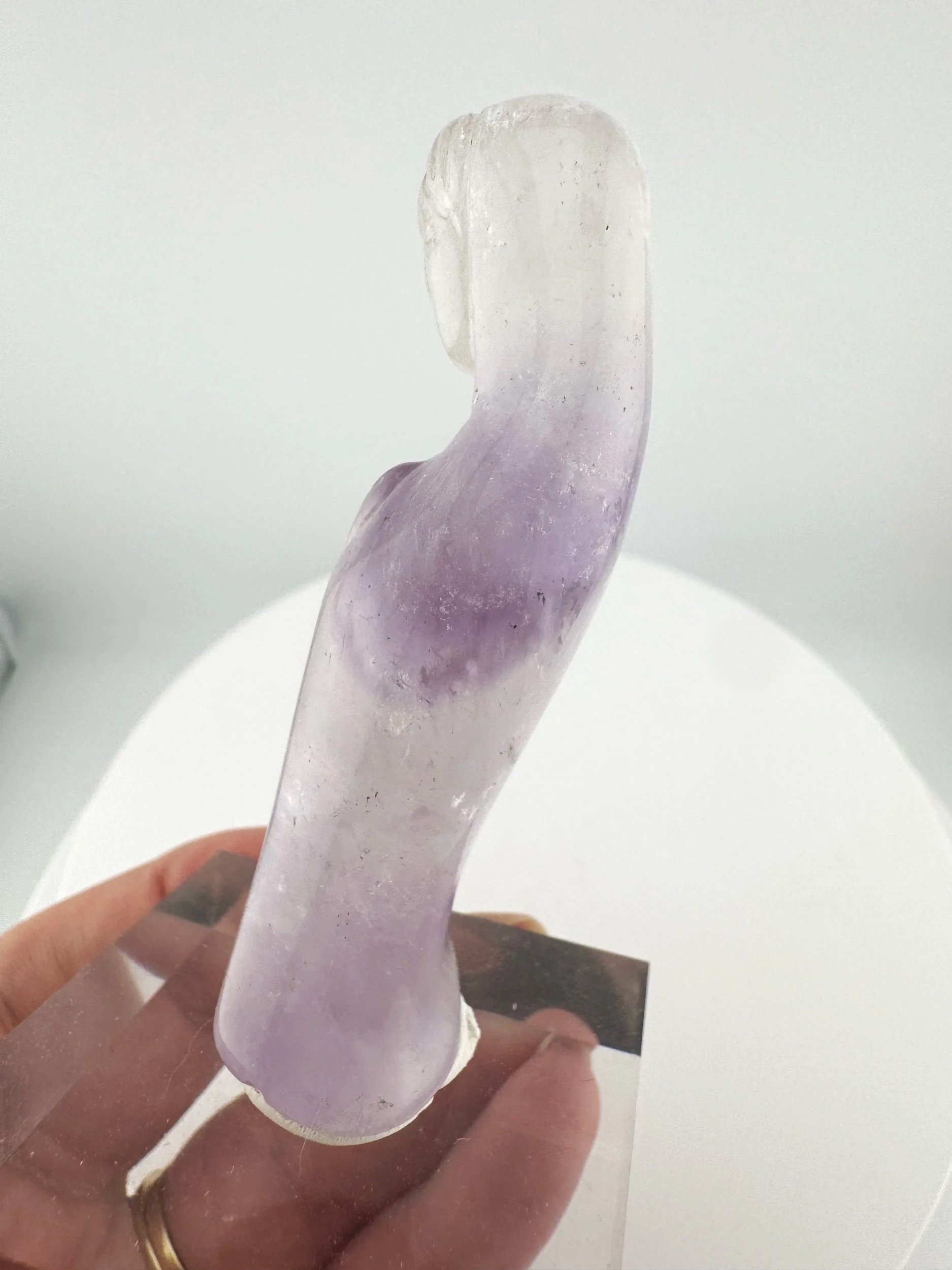 Leandro de Souza Phantom Amethyst Mother Mary Statuette