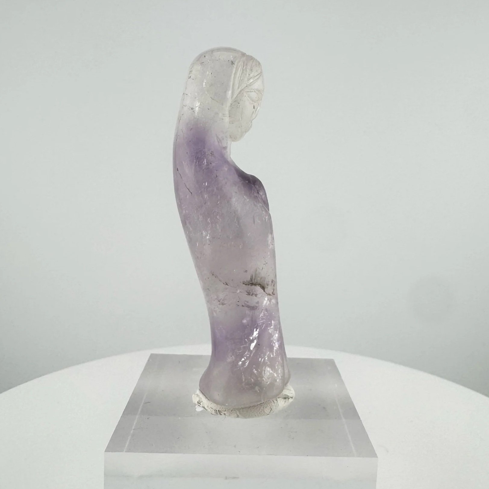 Leandro de Souza Phantom Amethyst Mother Mary Statuette