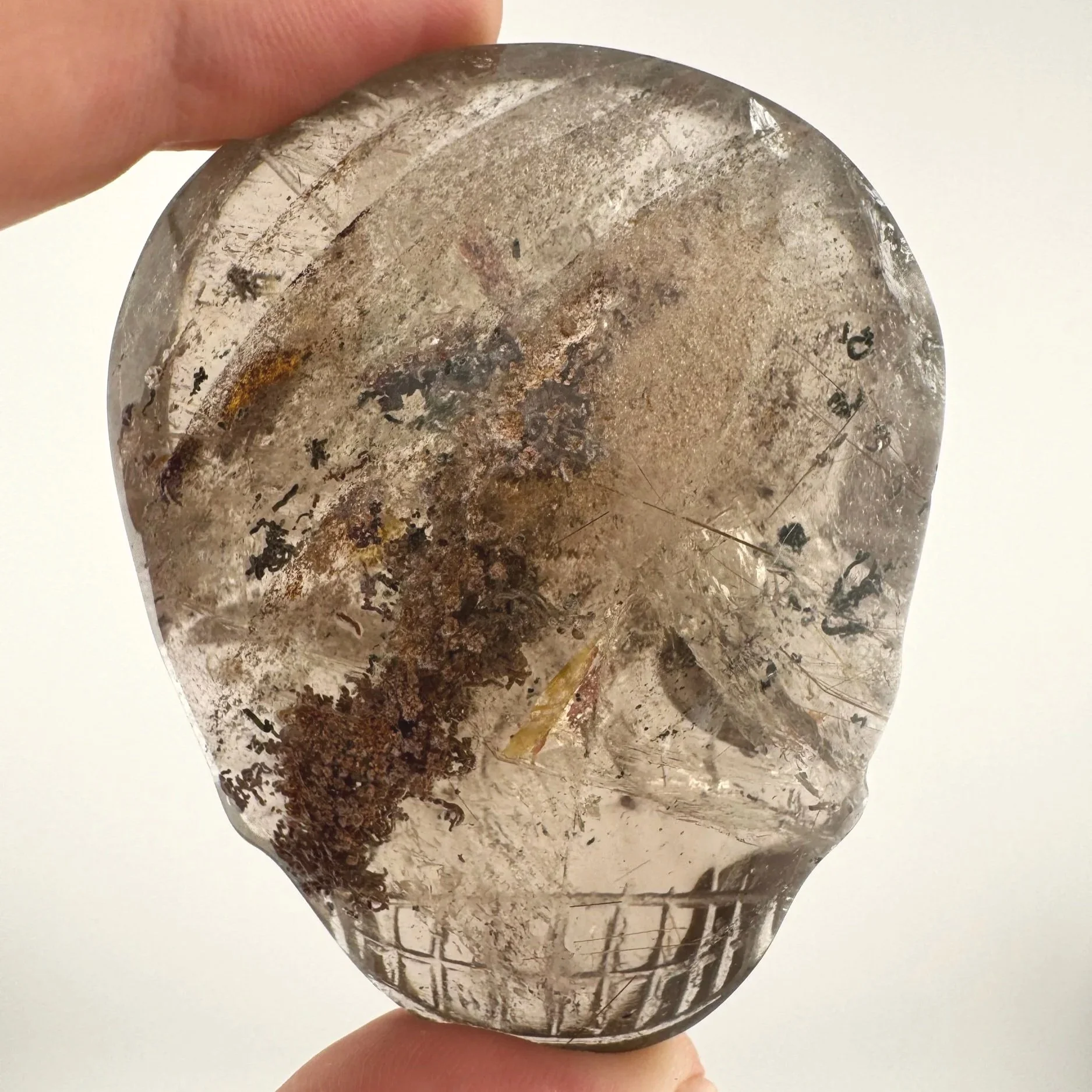 Leandro de Souza Smoky Garden Rutile Magical Child Palm Skull