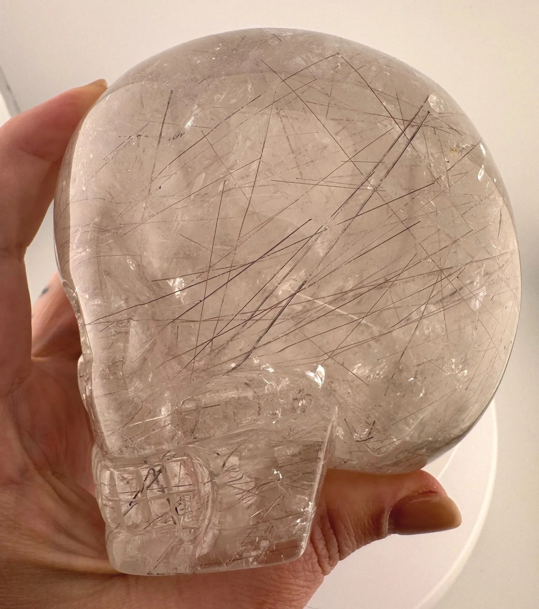 Leandro de Souza Red Rutile in Quartz Magical Child