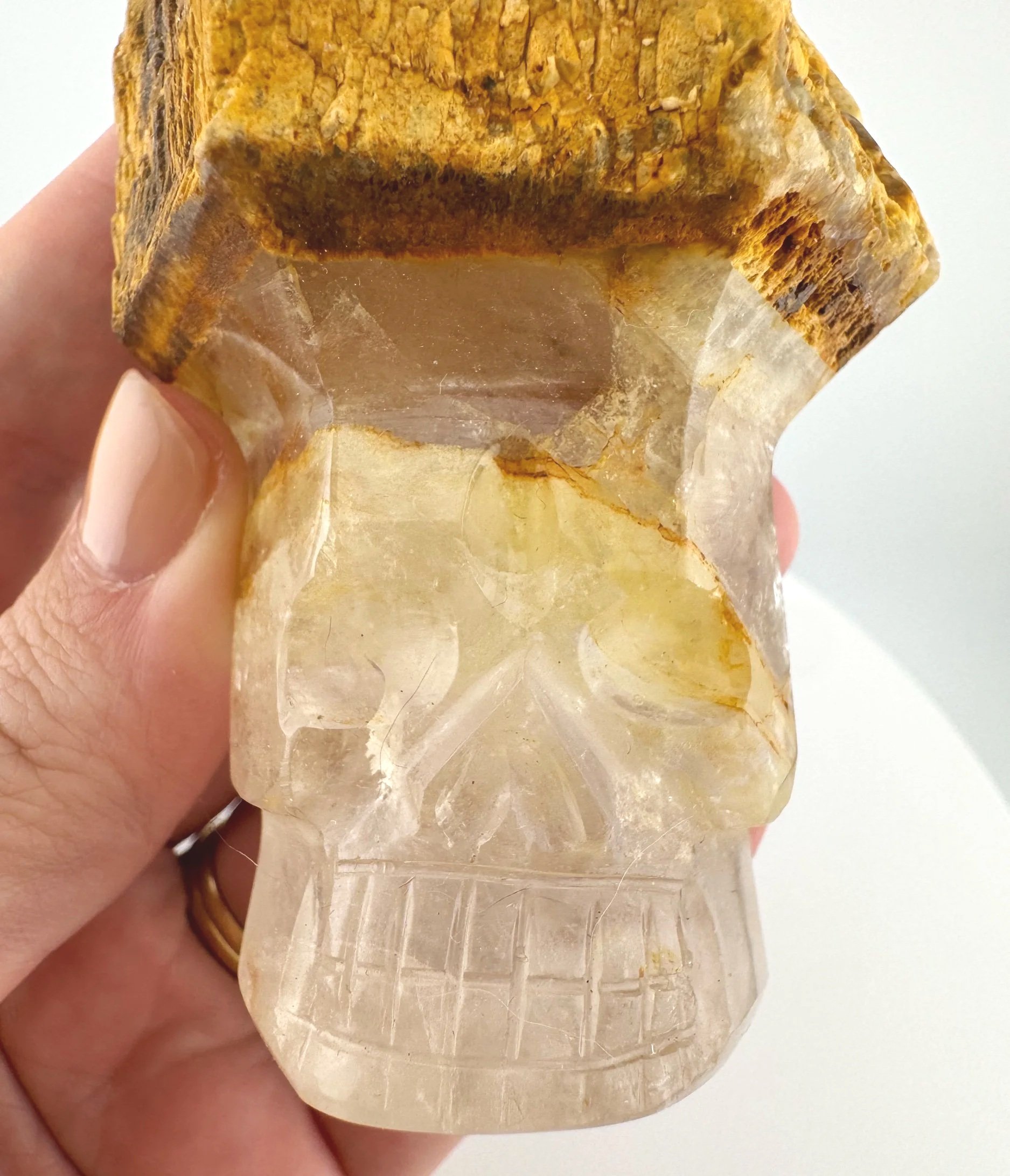 Igor de Souza Candle Quartz Shaman Skull