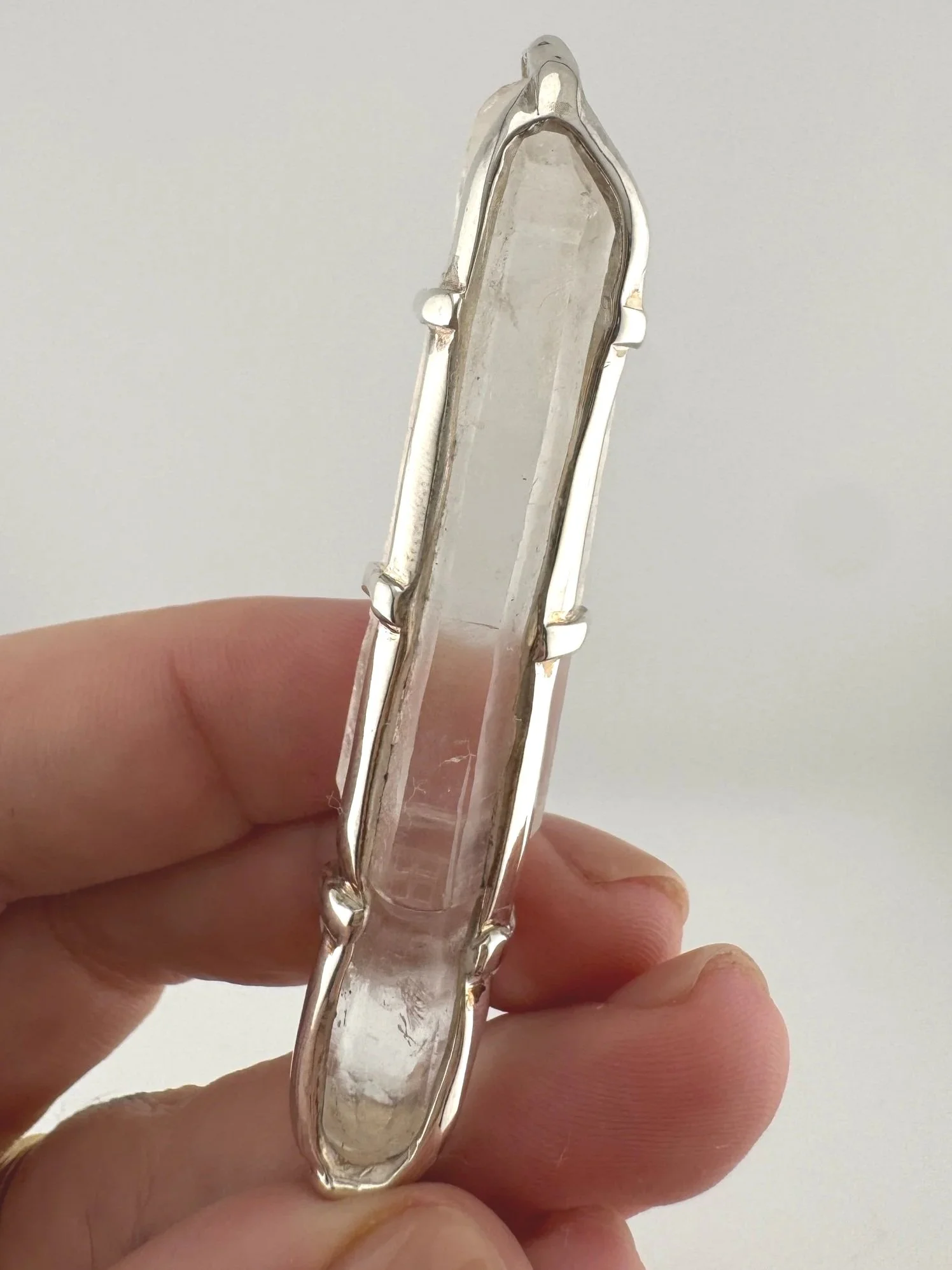 Leandro de Souza Cathedral Quartz Skull Pendant