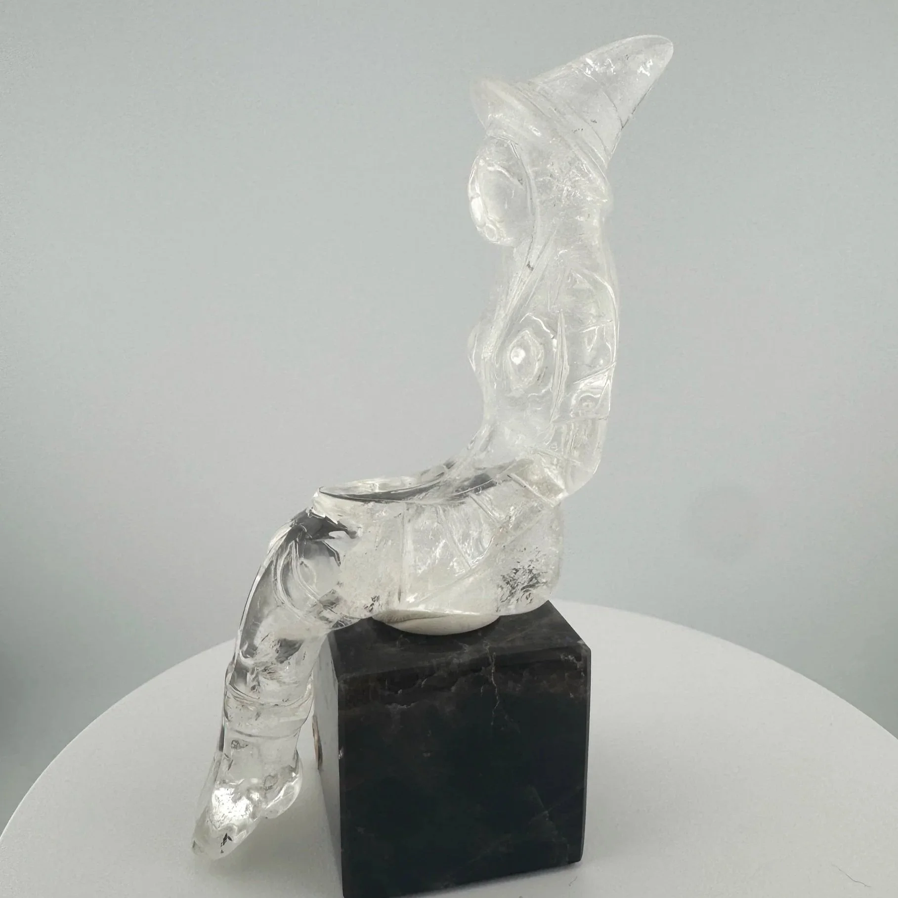 Leandro de Souza Cathedral Quartz Witch Carving
