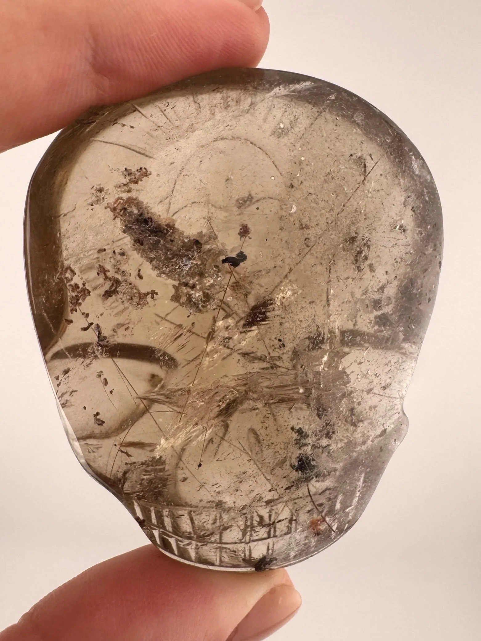 Leandro de Souza Smoky Garden Rutile Magical Child Palm Skull