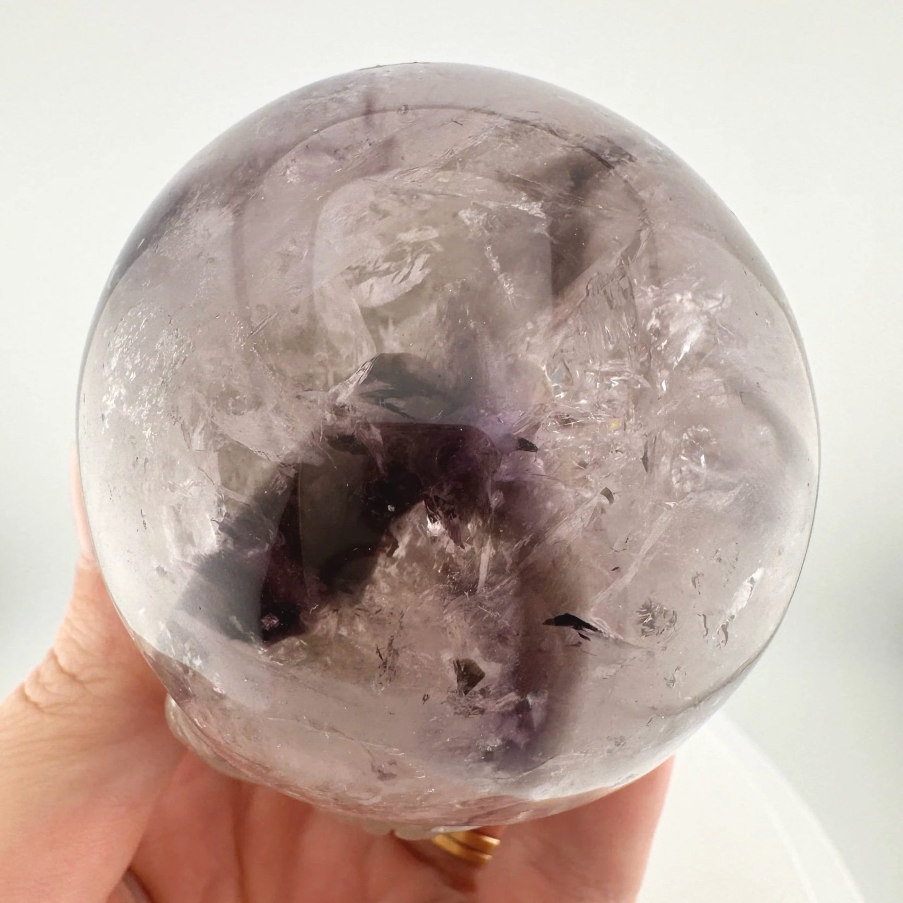 Leandro de Souza Elestial Trapiche Amethyst Magical Child Skull